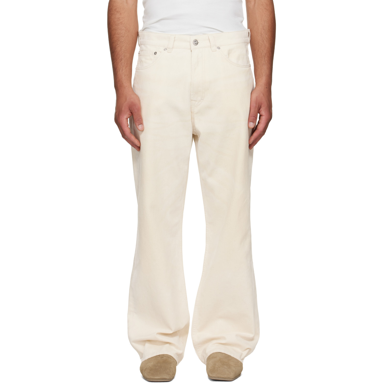 OUR LEGACY Off-White Third Cut Jeans
