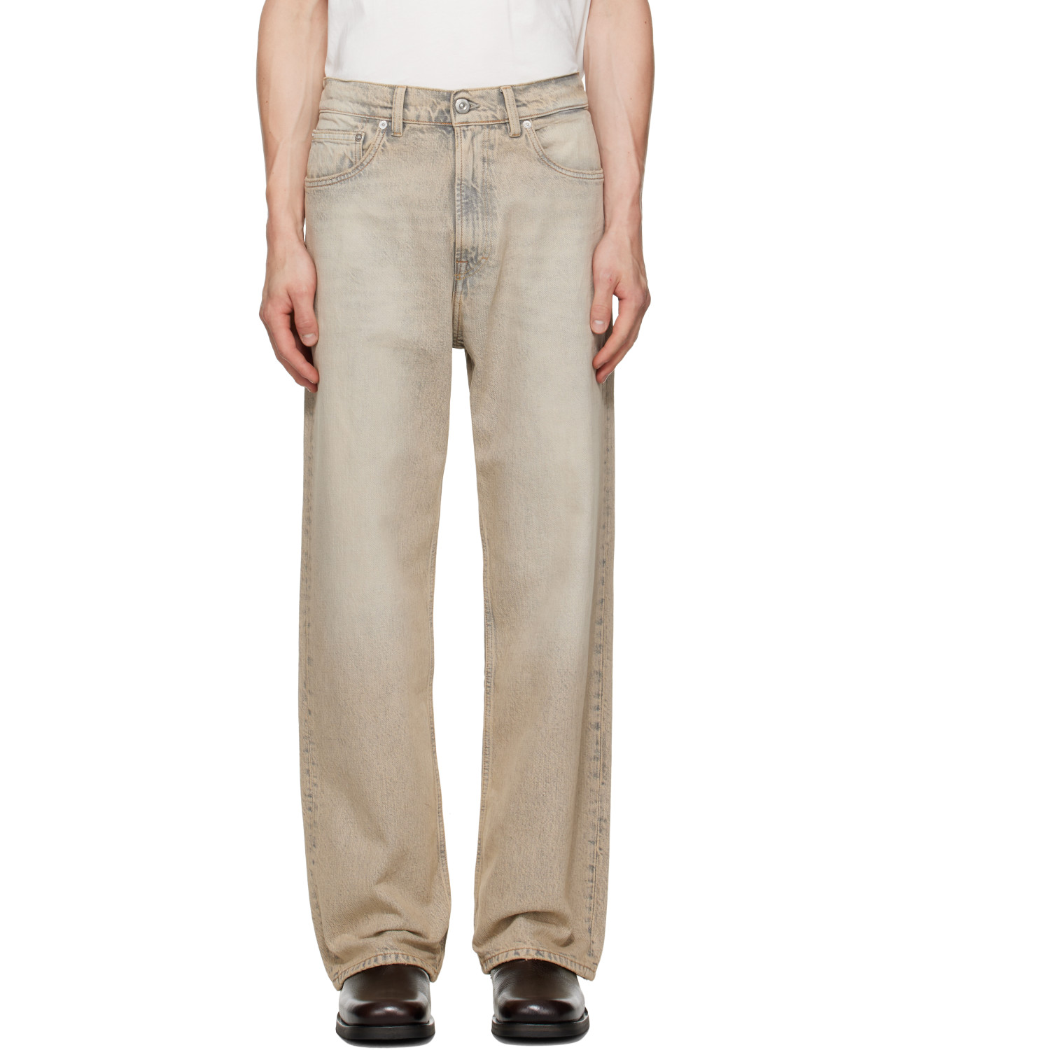 OUR LEGACY Beige Third Cut Jeans