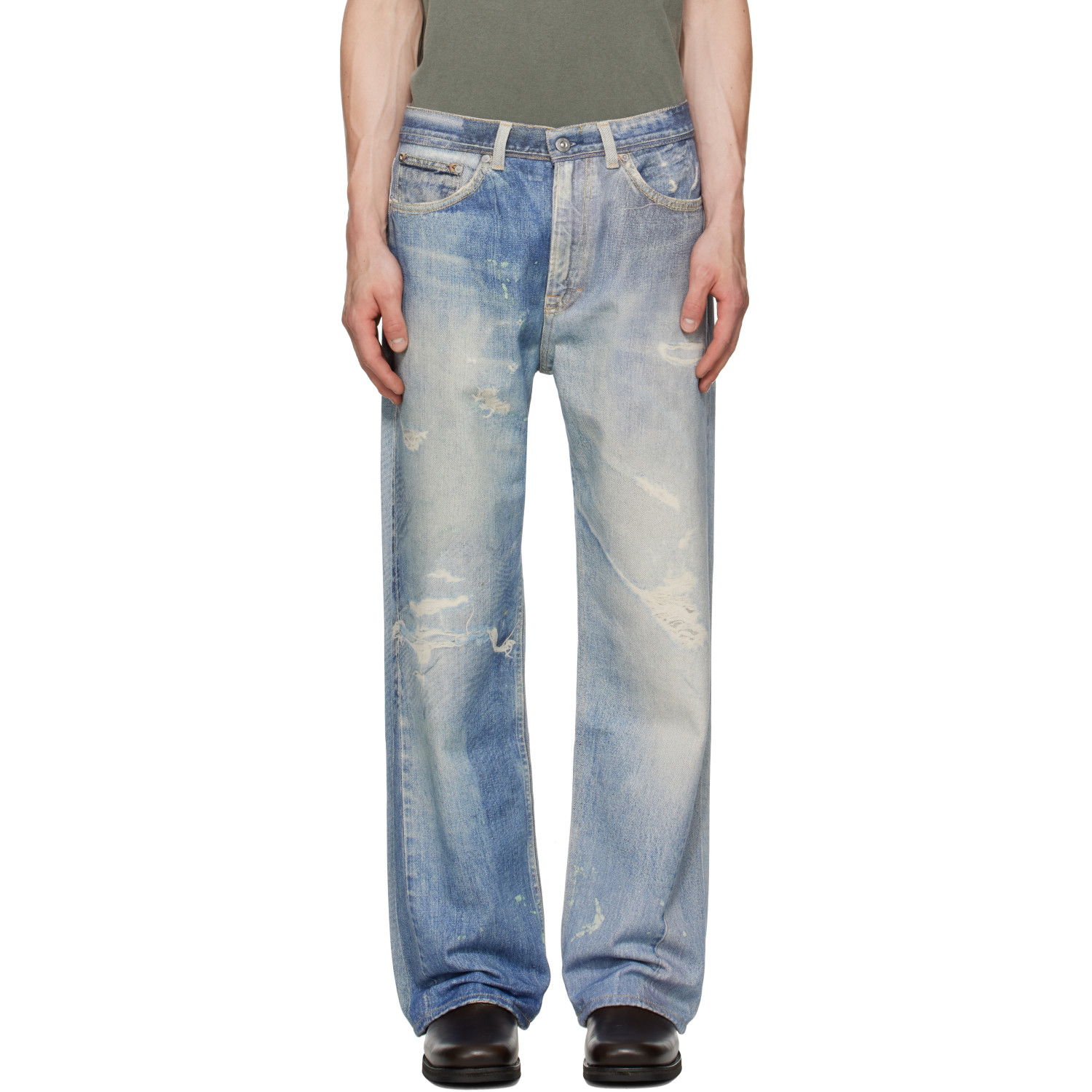 OUR LEGACY Blue Third Cut Jeans
