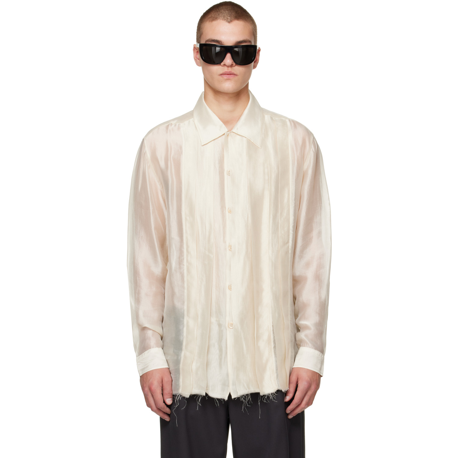 OUR LEGACY Off-White Tuxedo Every Shirt