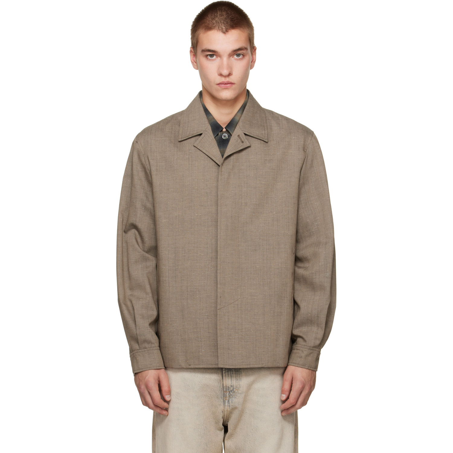 OUR LEGACY Brown Pack Blazer