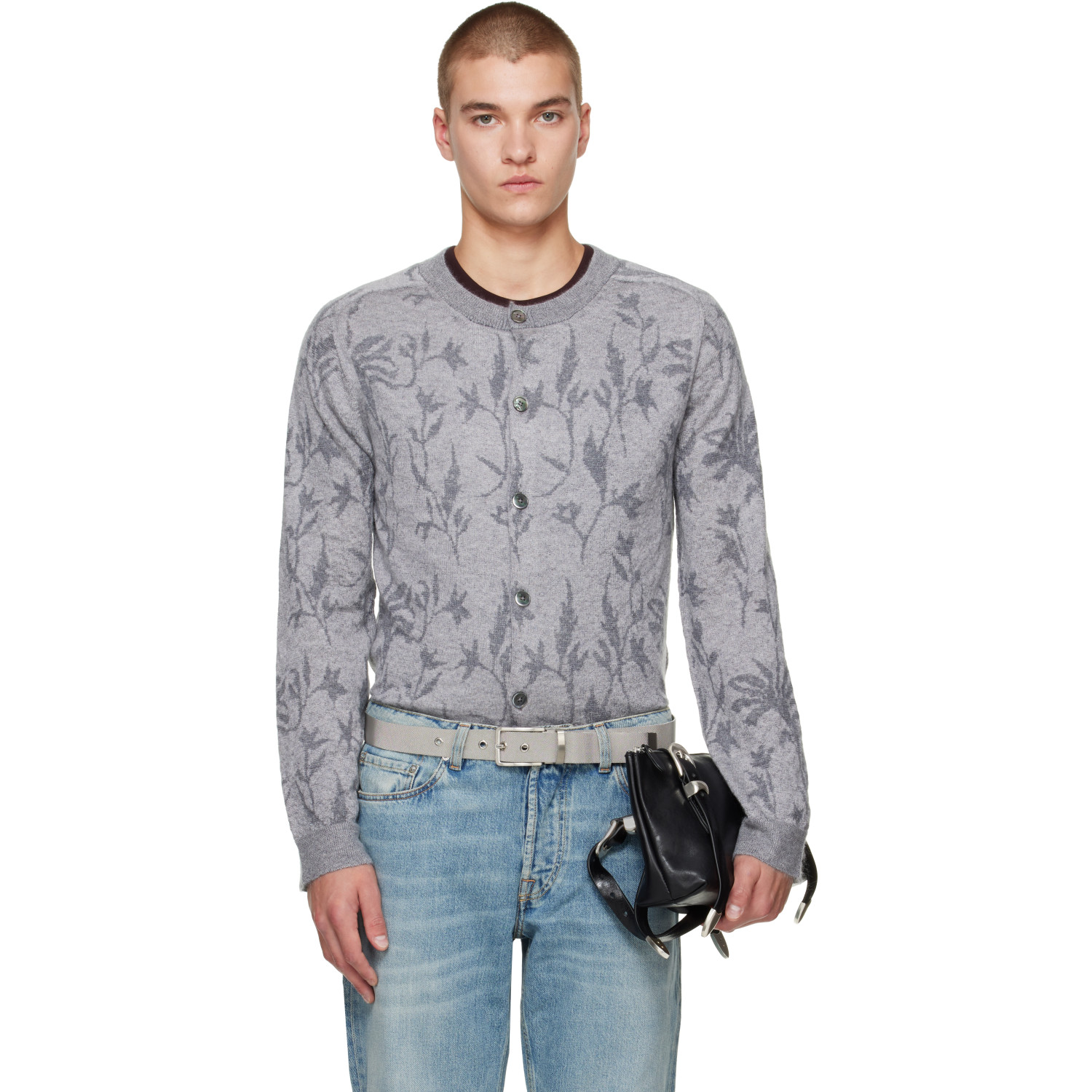 OUR LEGACY Gray True Cardigan