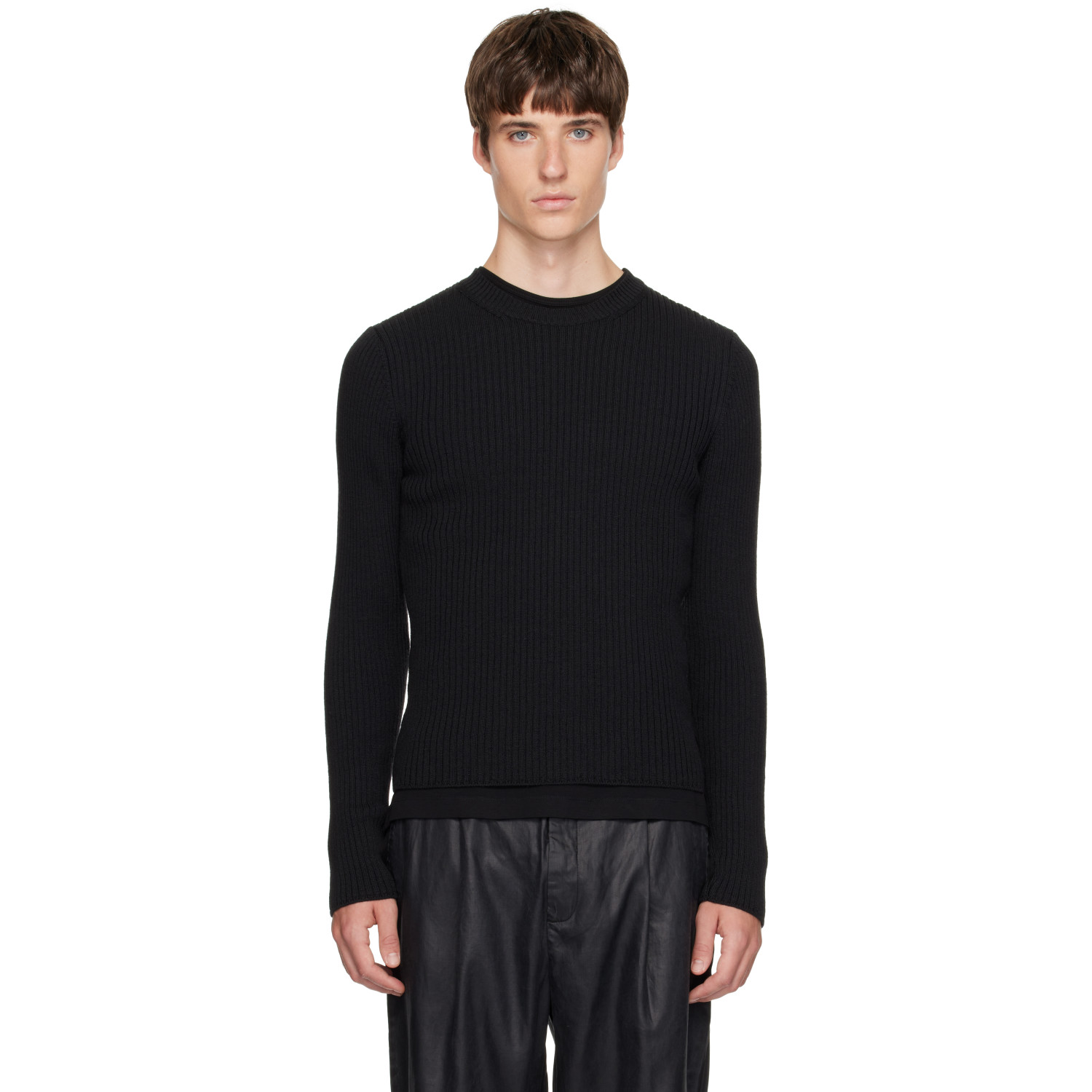 OUR LEGACY Black Compact Roundneck Sweater