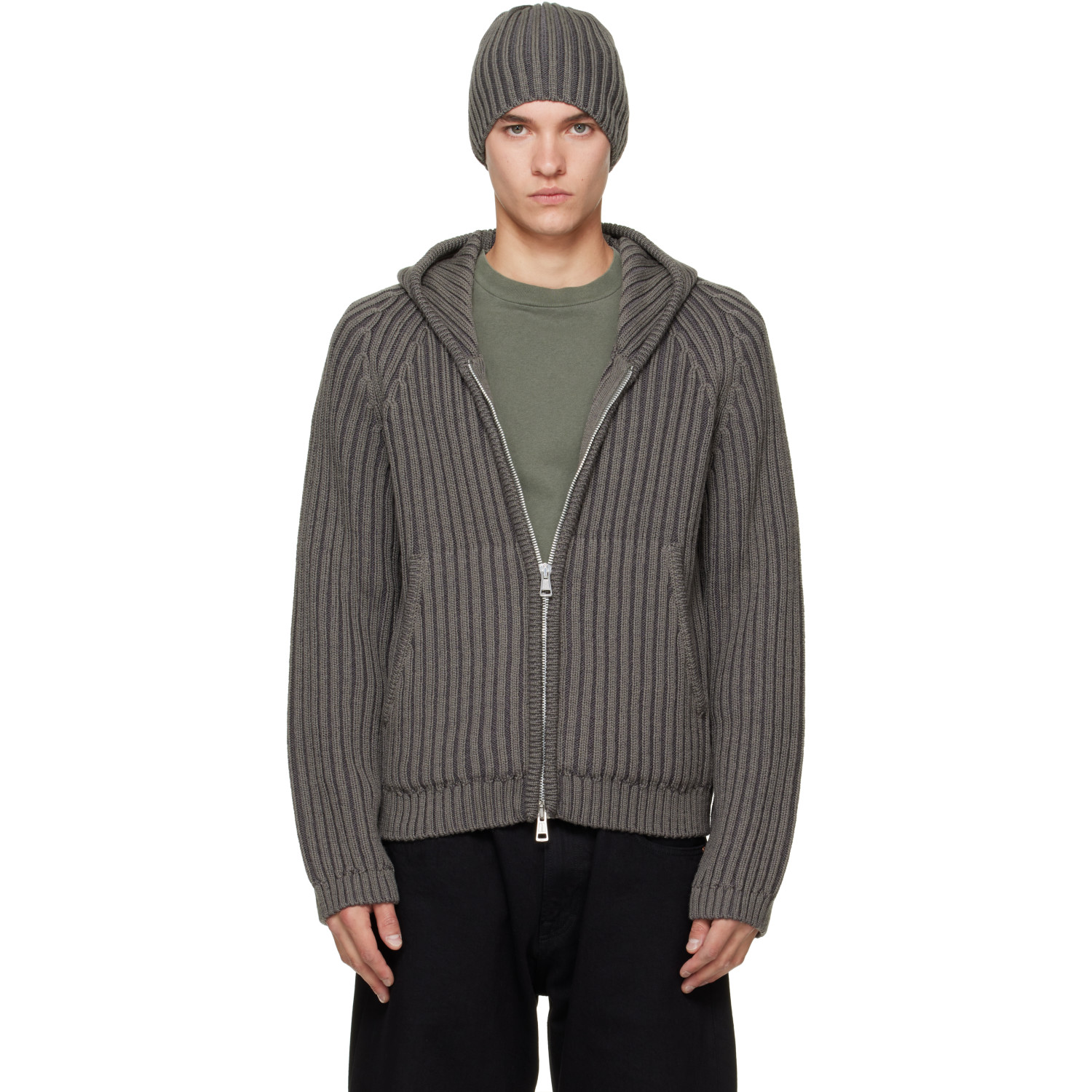 OUR LEGACY Gray Level Hoodie