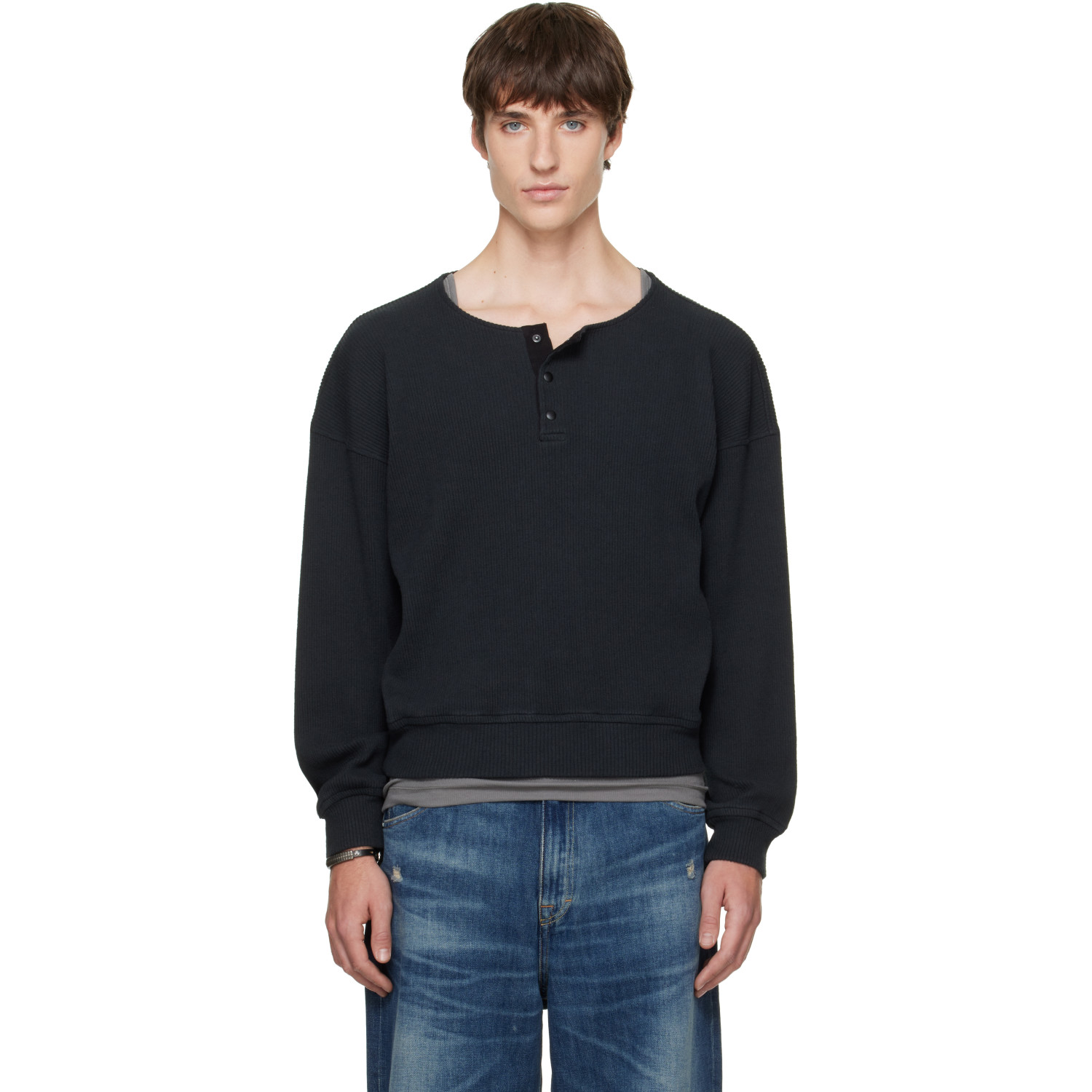 OUR LEGACY Black Ballon Henley