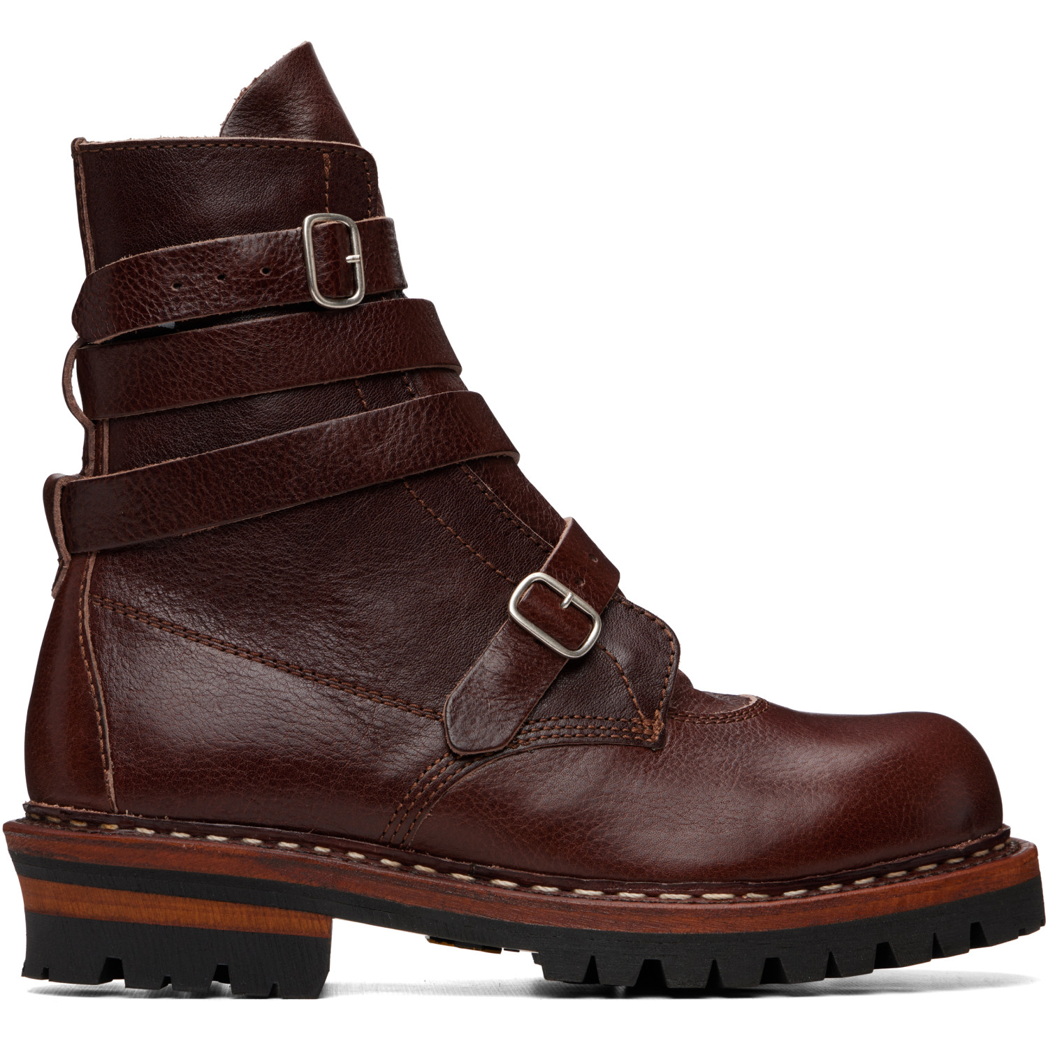 OUR LEGACY Brown Tanker Boots