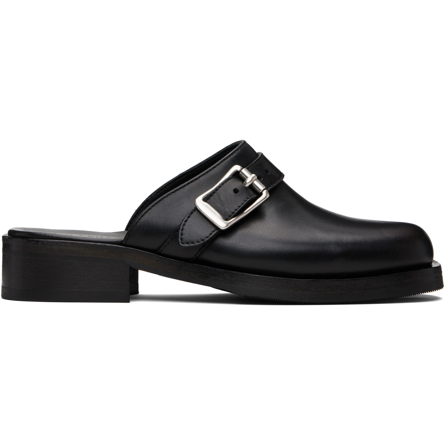 OUR LEGACY Black Camion Mule Loafers