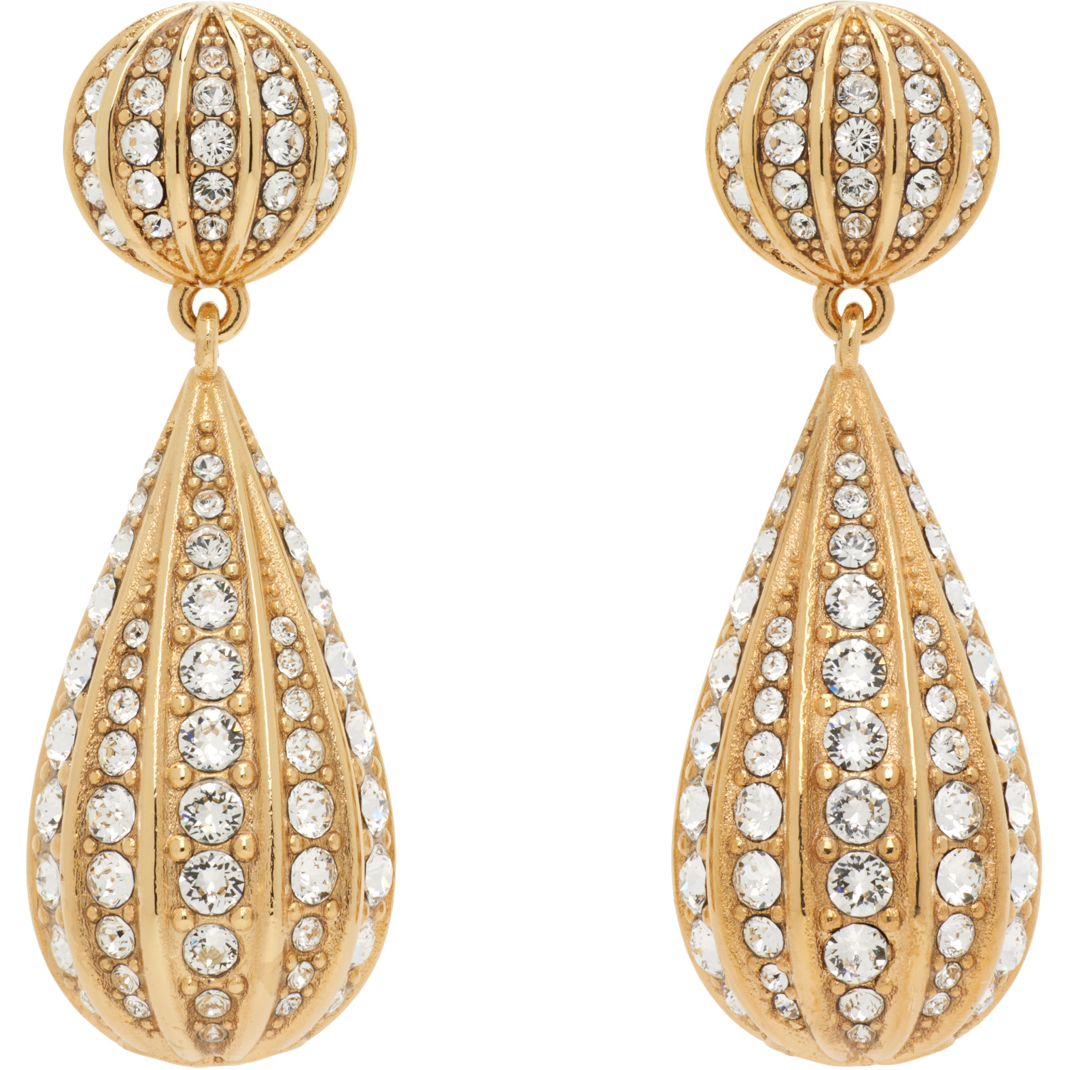 Valentino Garavani 'Poetiques Des Gouttes' Metal & Swarovski Crystal Earrings
