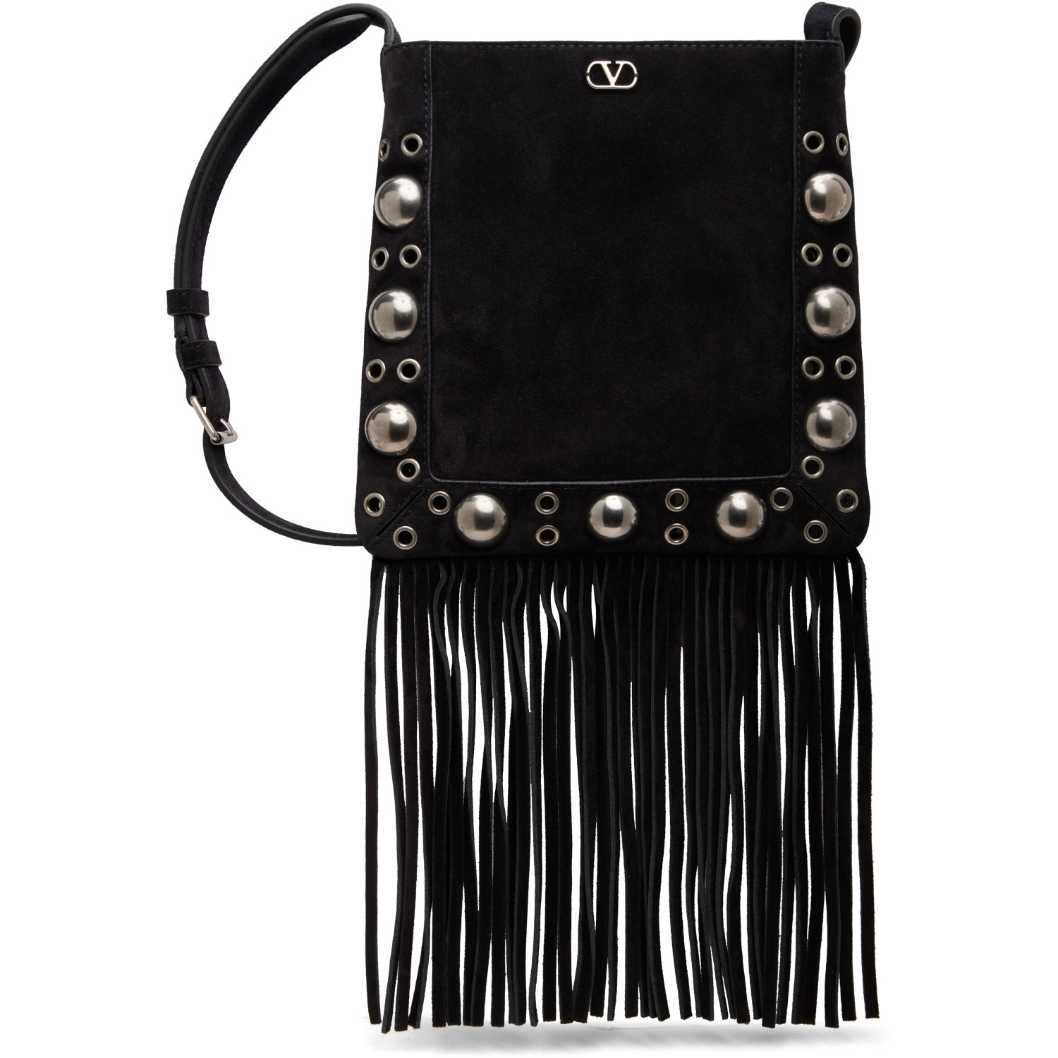 Valentino Garavani Black Nellcôte Small Shoulder Bag