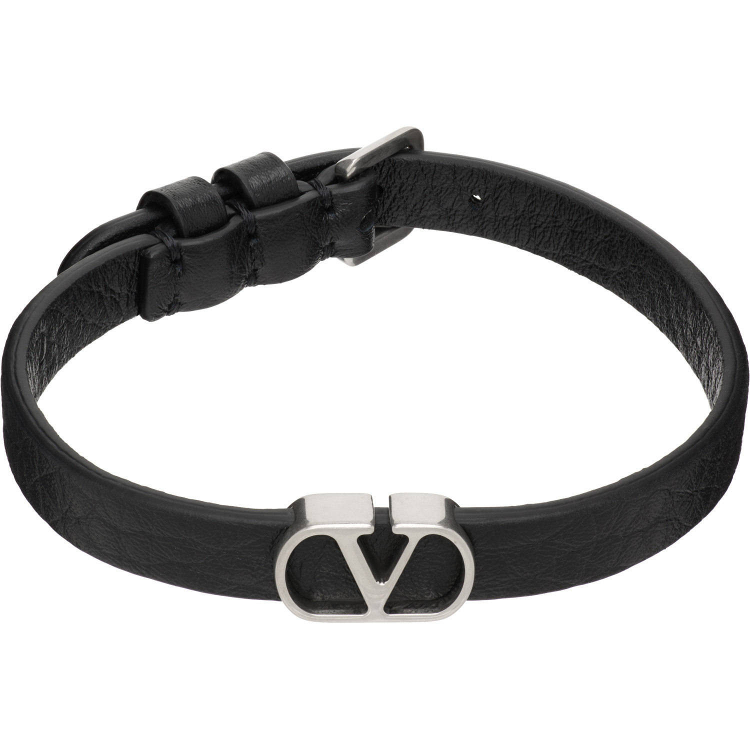 Valentino Garavani VLogo Signature Leather Bracelet