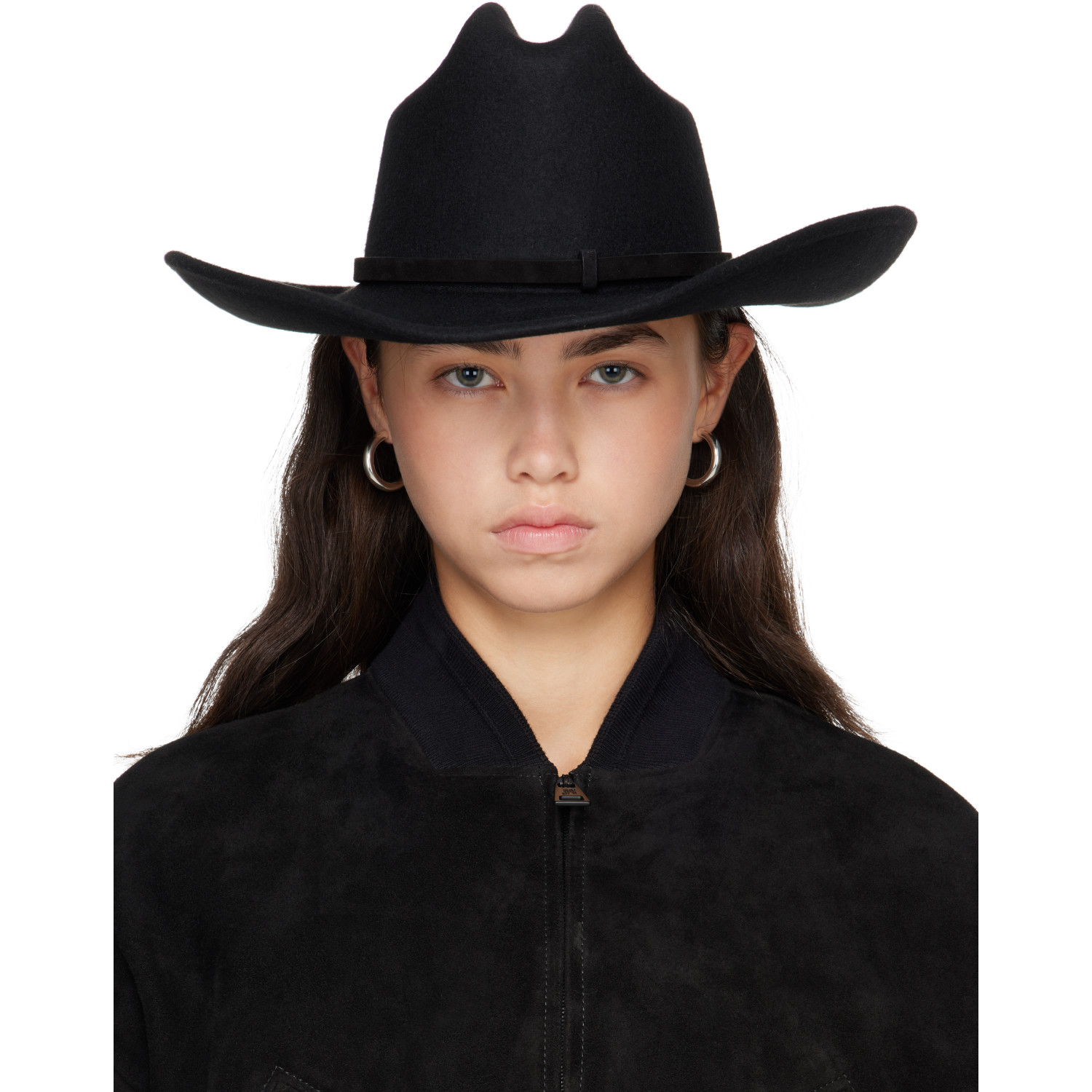 Jean Paul Gaultier Black 'The Cowboy' Hat