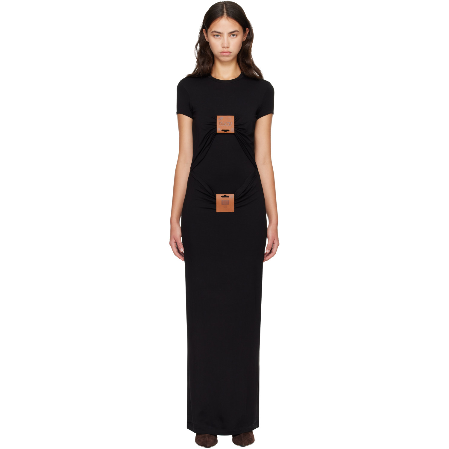 Jean Paul Gaultier Black 'The Label Long' Maxi Dress