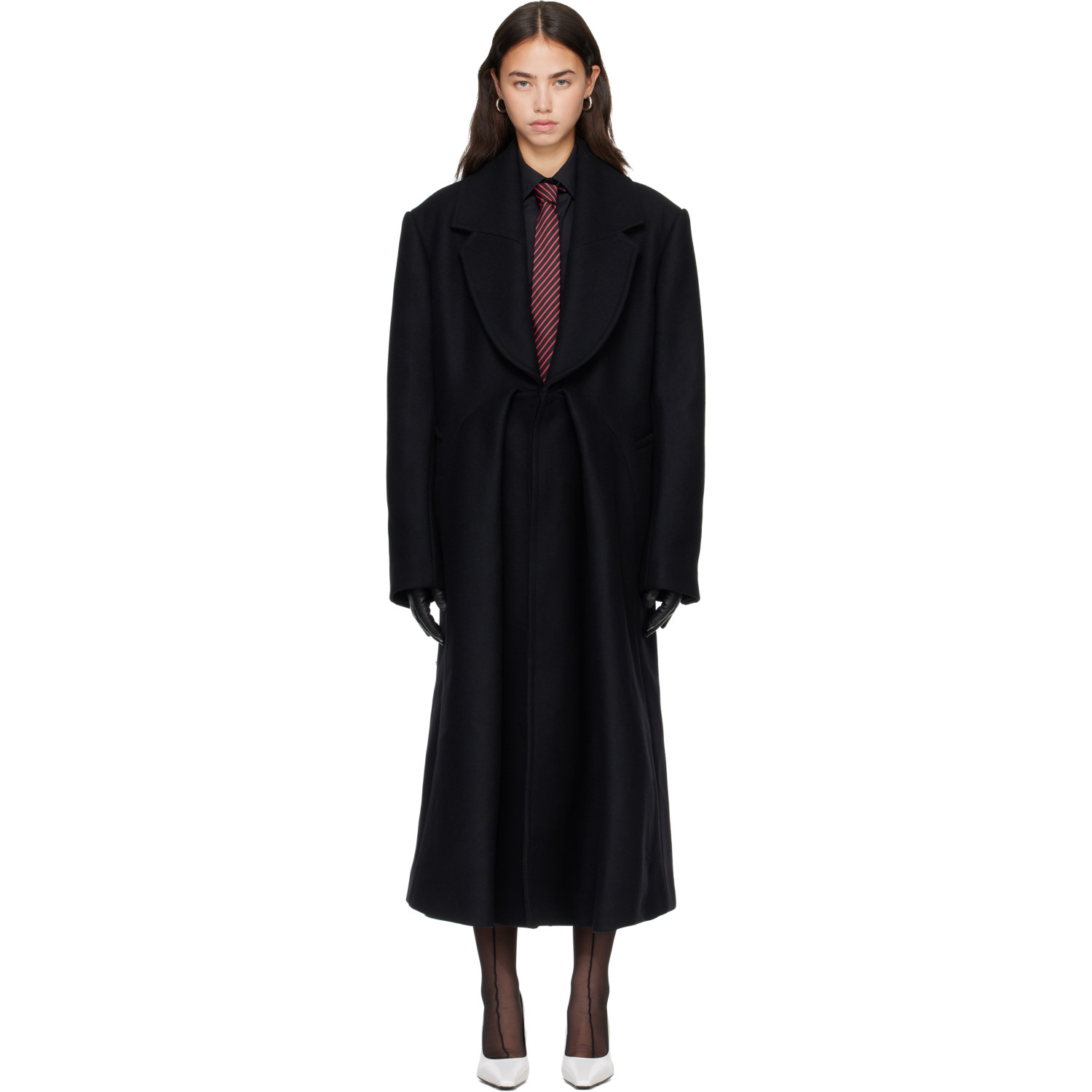 Jean Paul Gaultier Black 'The Cyrille' Coat