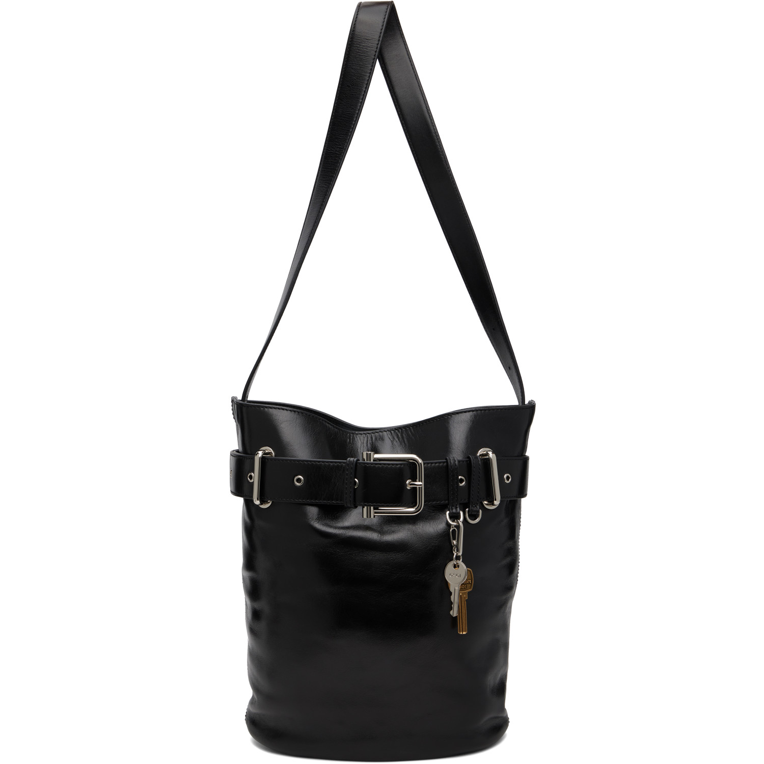 OSOI Black Bucket Brocle Bag