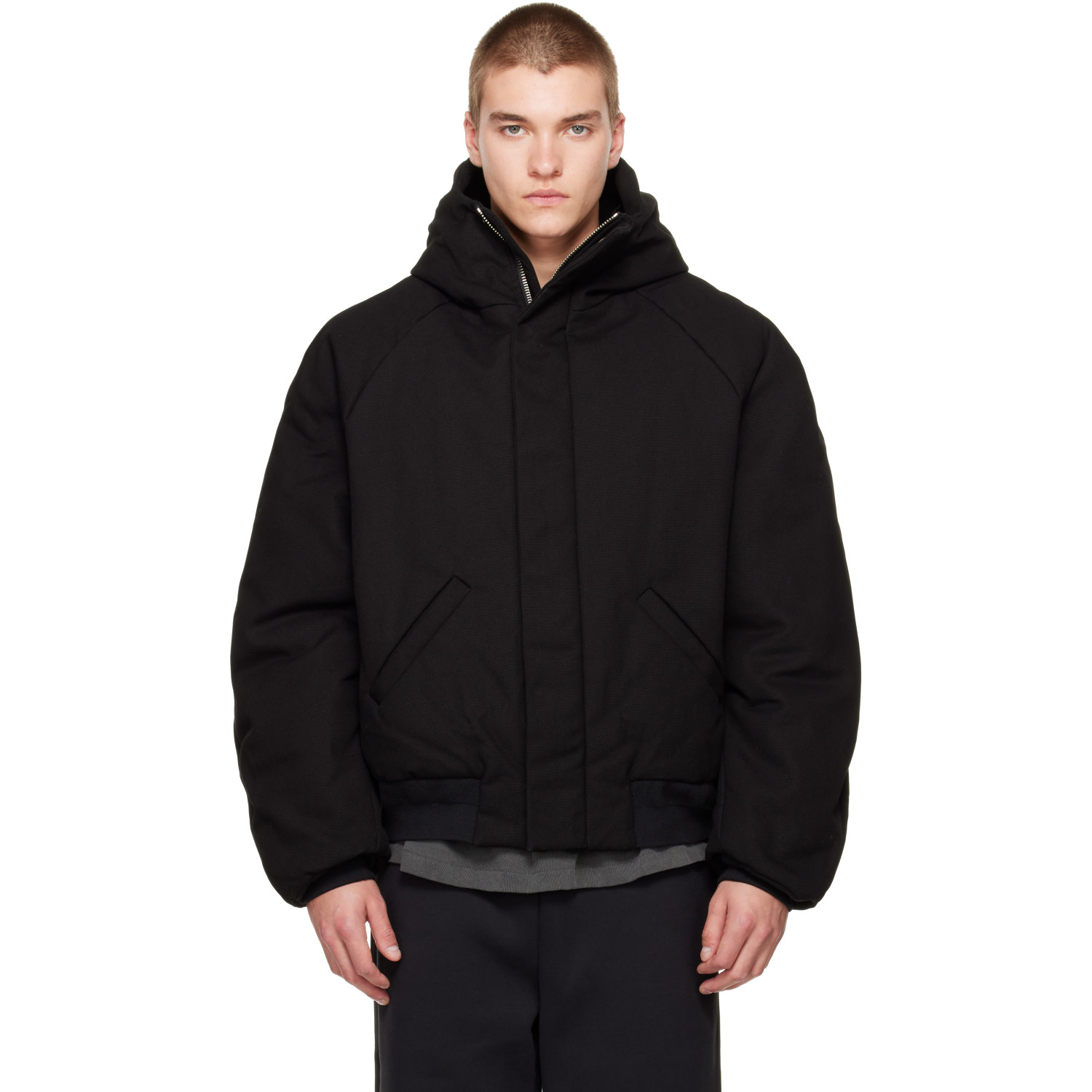 Seventh Black Orb Puffer Coat