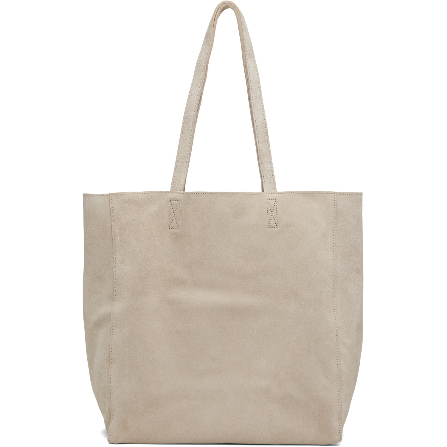 Nothing Written Beige Cou Suede Shopper Tote