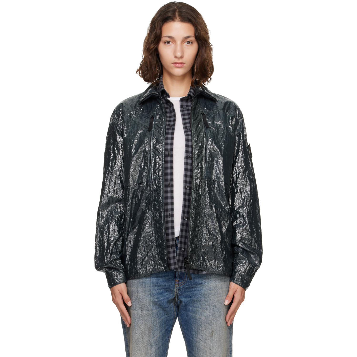 Stone Island Green 1200031 Nylon Lucido Jacket