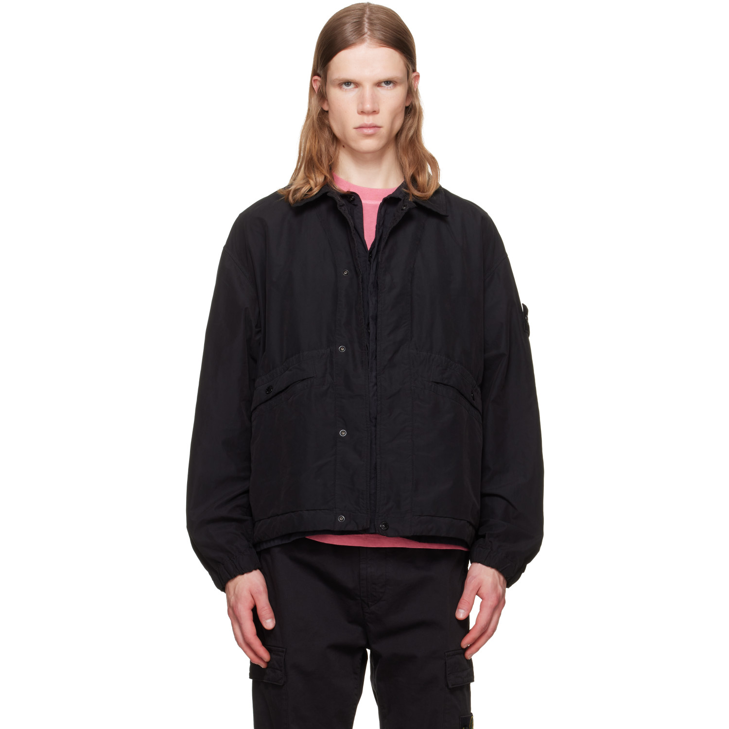 Stone Island Black David Light-TC Jacket