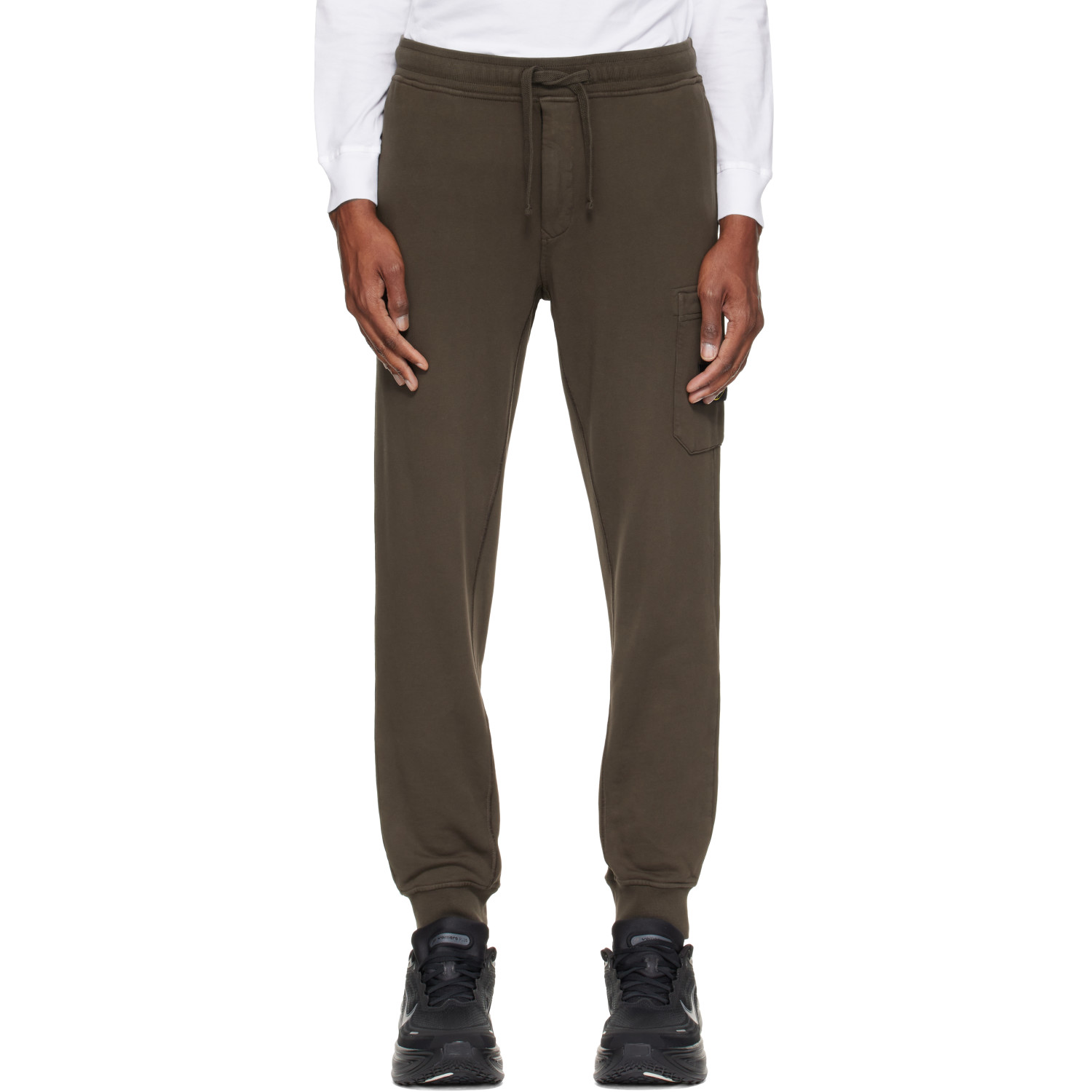 Stone Island Taupe 6200010 Organic Cotton Sweatpants