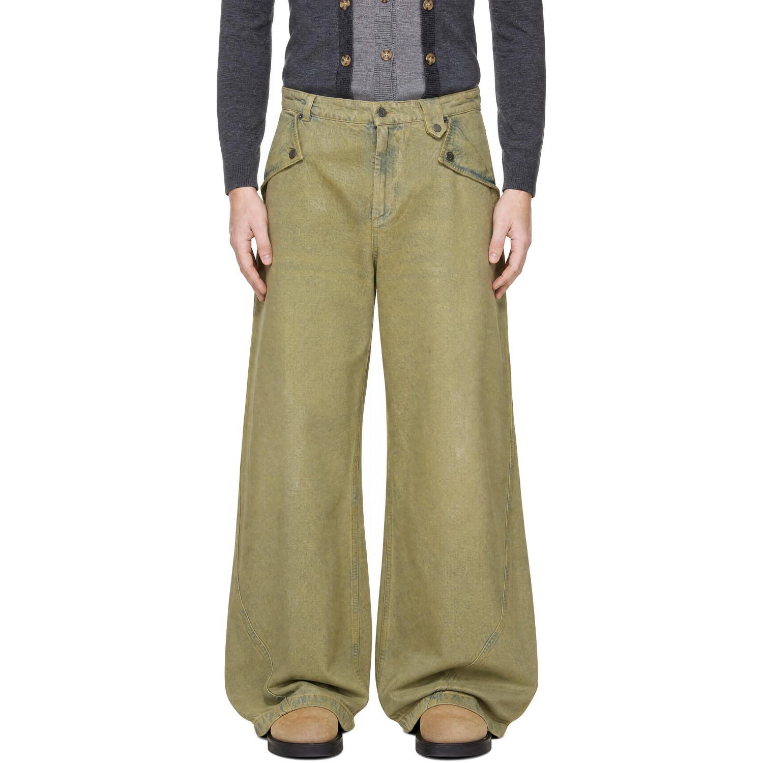EGONlab Green Baggy Jeans