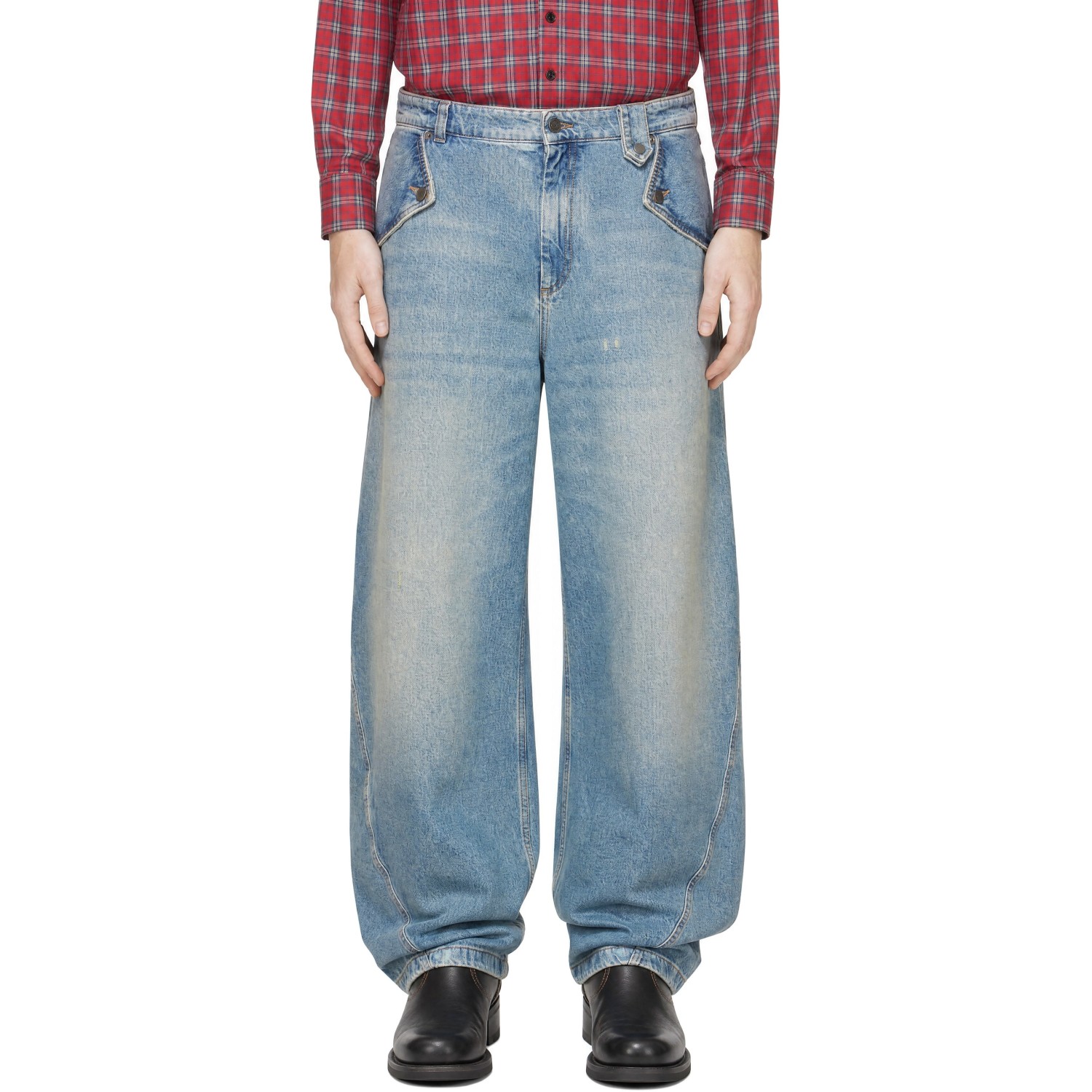 EGONlab Blue Baggy Jeans