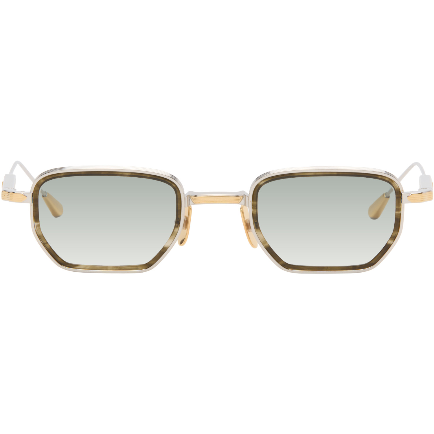 Lunetterie Générale Silver & Gold 'All the Time in the World' Sunglasses