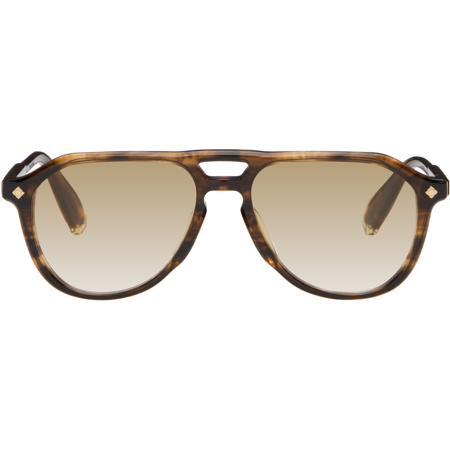 Lunetterie Générale Brown 'Gran Turismo' Sunglasses