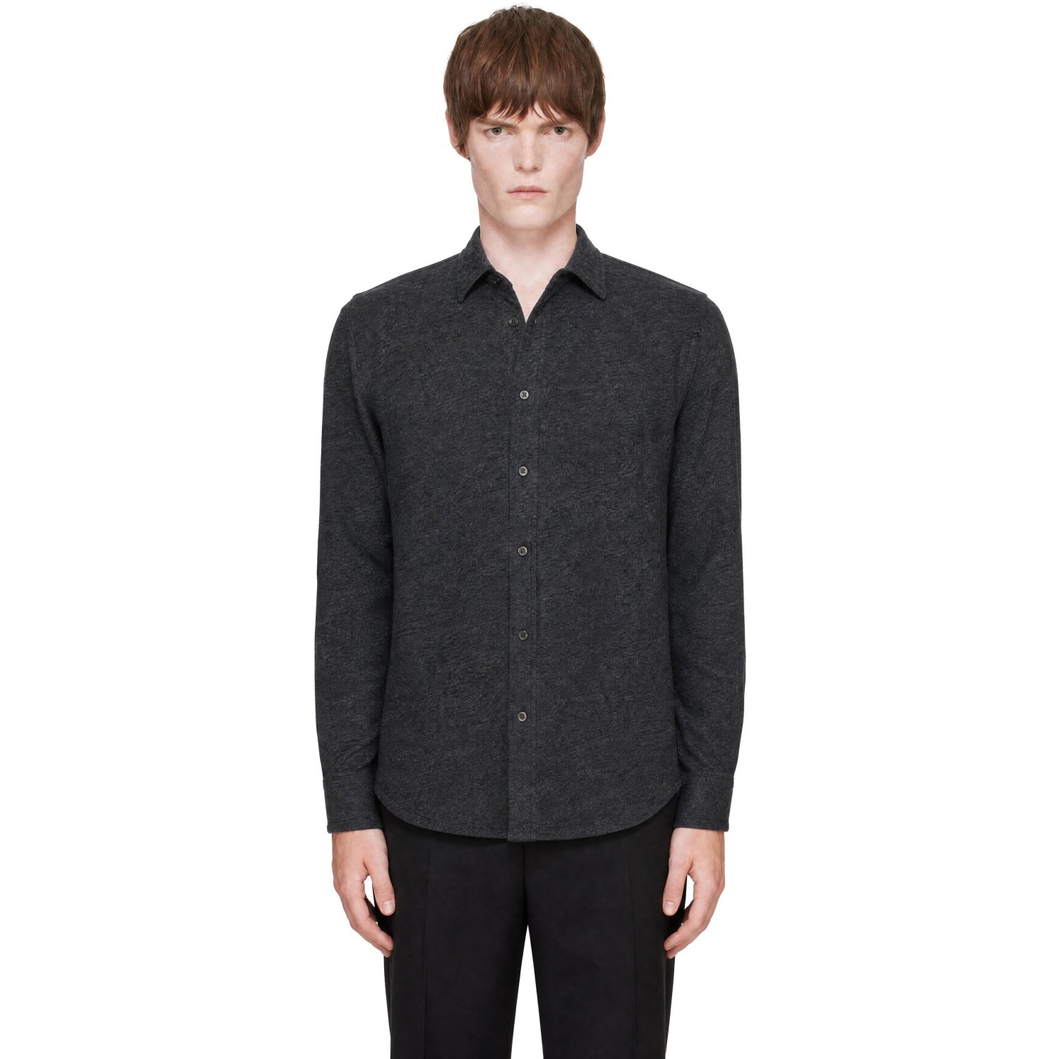 Lady White Co. Gray Crater Wool Shirt