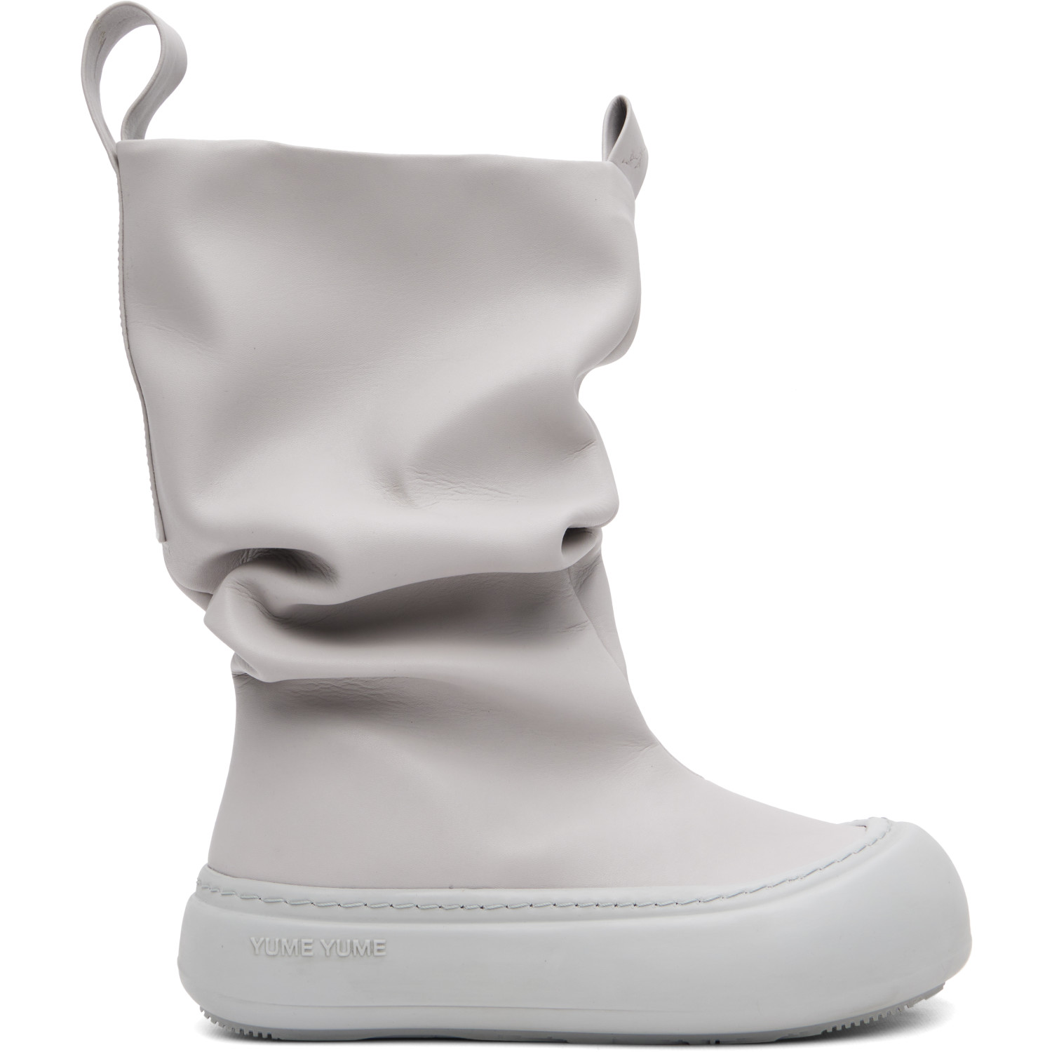 YUME YUME SSENSE Exclusive Gray Low Fisherman Boots