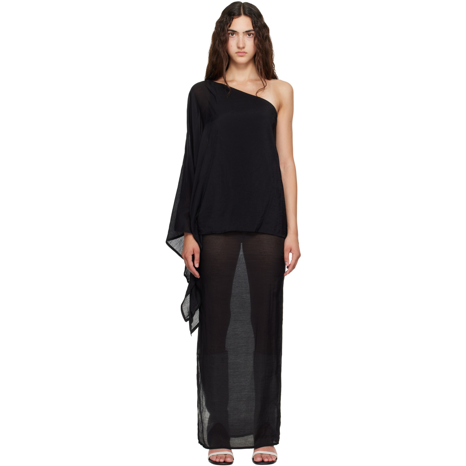 Belle Anna Black Fontana Maxi Dress
