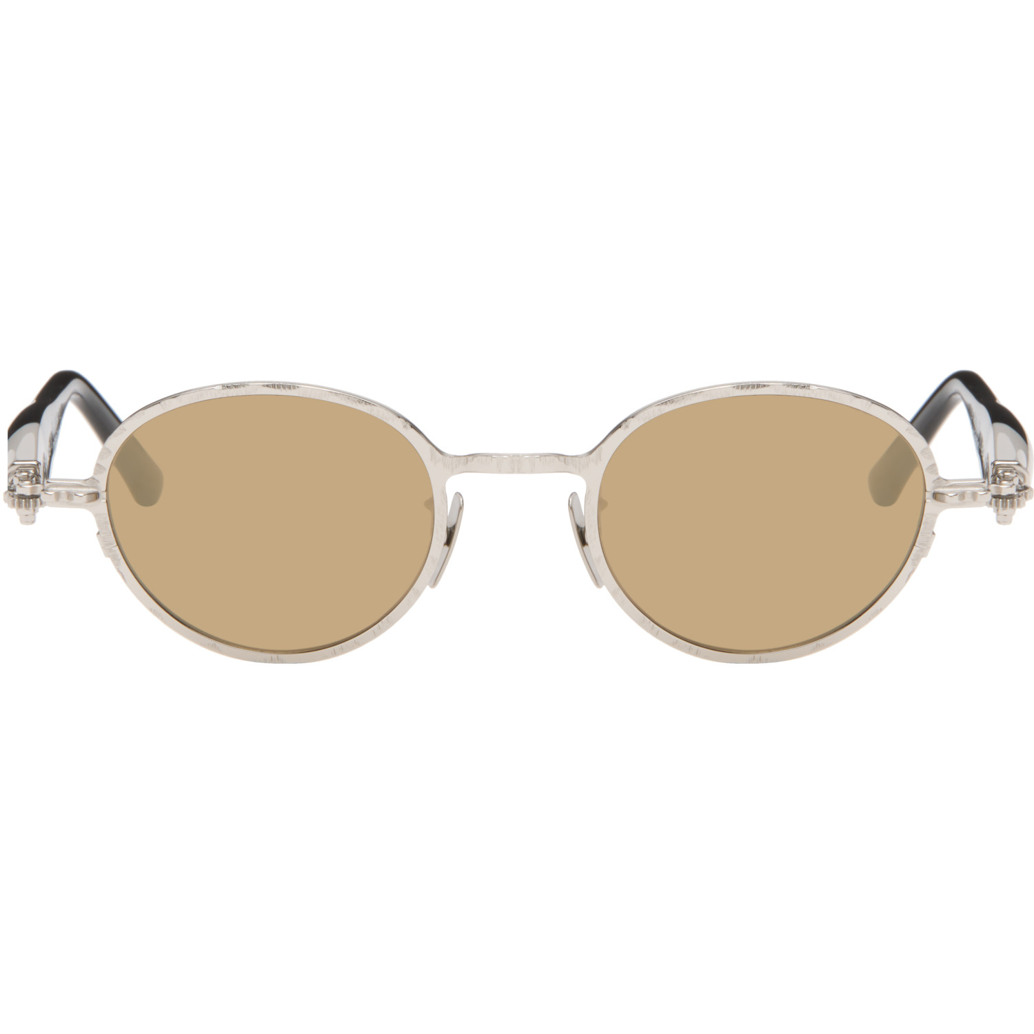 Kuboraum Silver & Black J74 Sunglasses