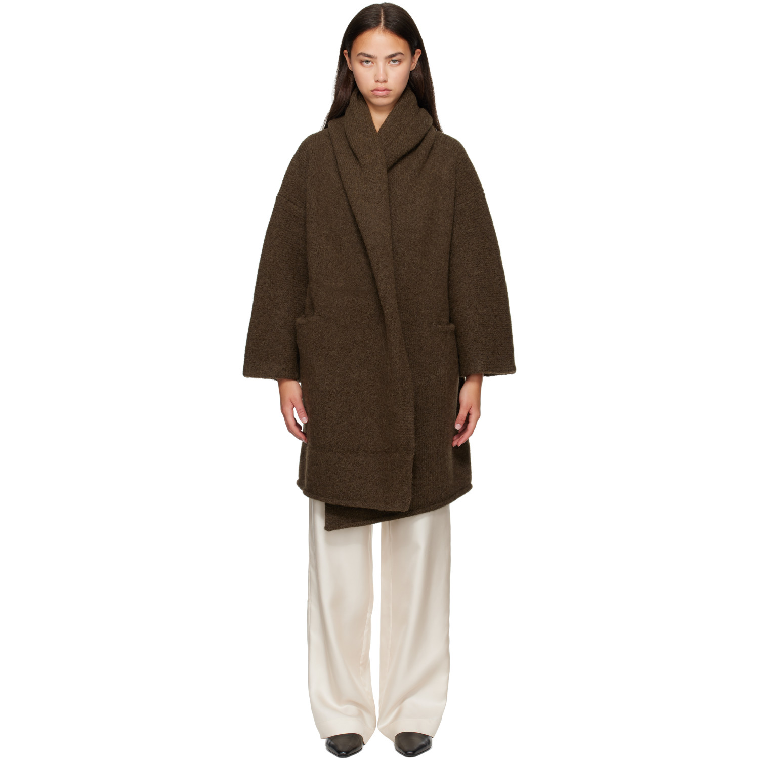 Lauren Manoogian Khaki Capote Coat