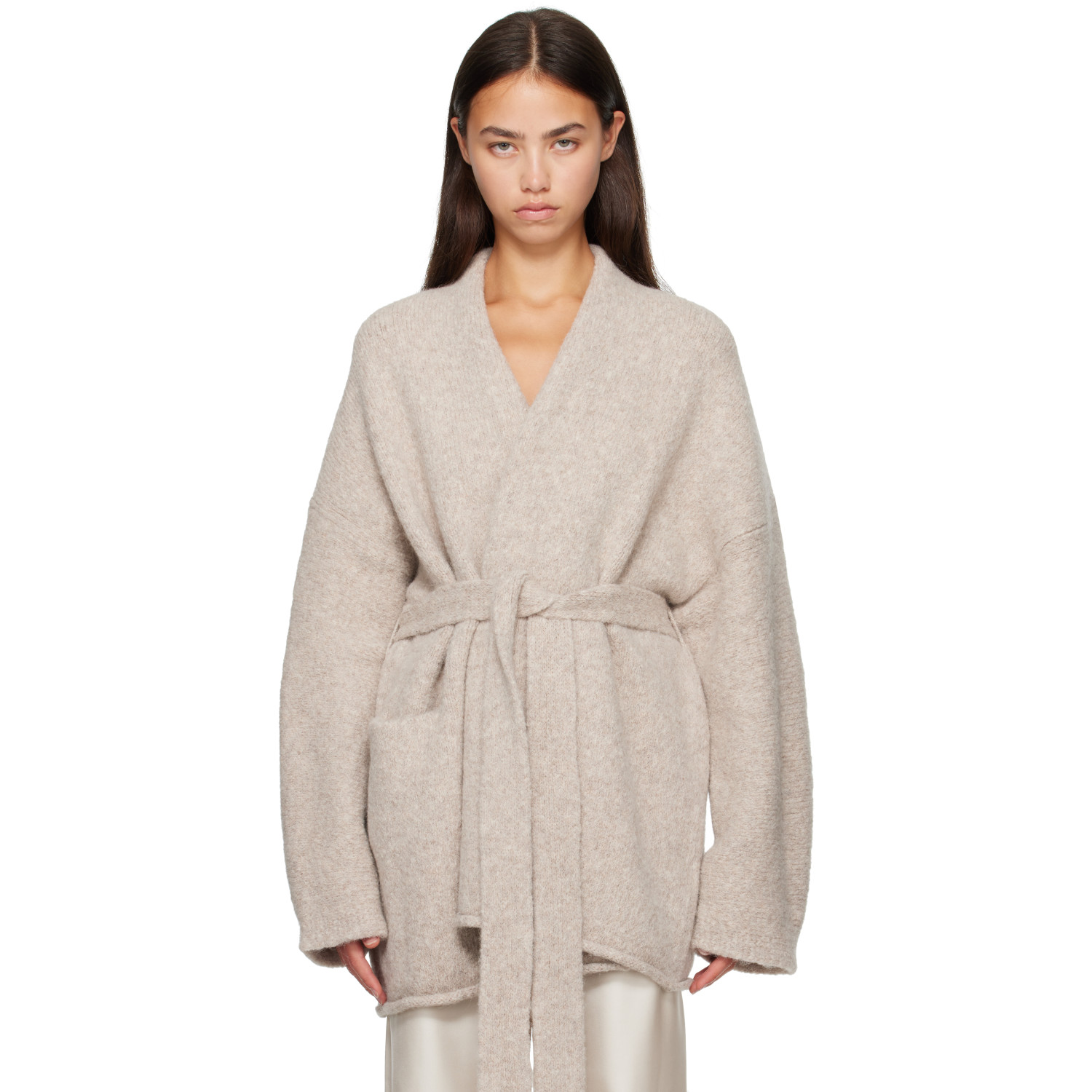 Lauren Manoogian Off-White Coto Cardigan