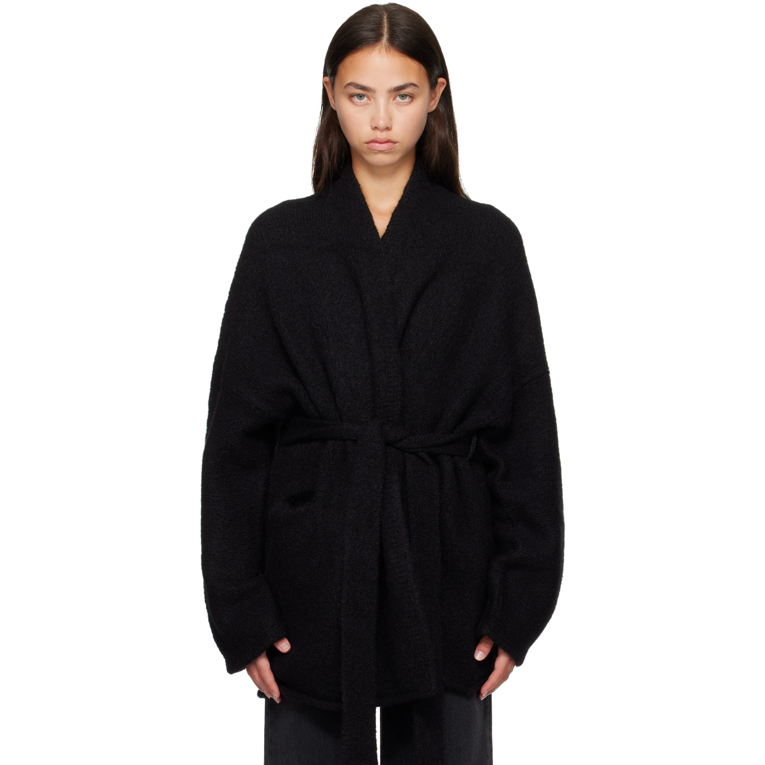 Lauren Manoogian Black Coto Cardigan