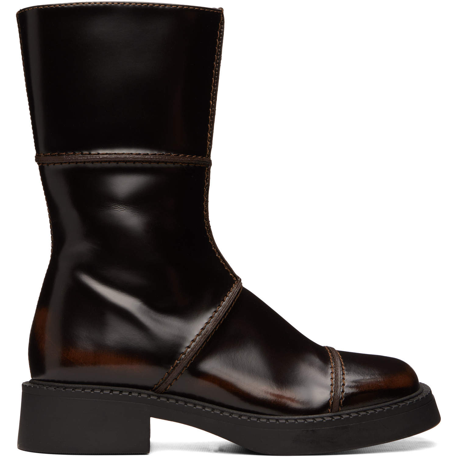 Miista Brown Dahlia Boots