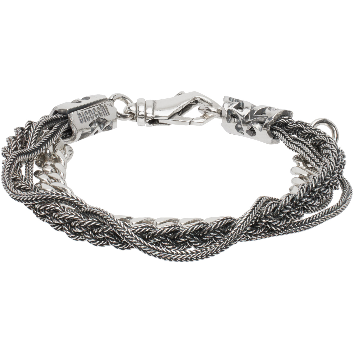 Emanuele Bicocchi Chain & Braided Bracelet