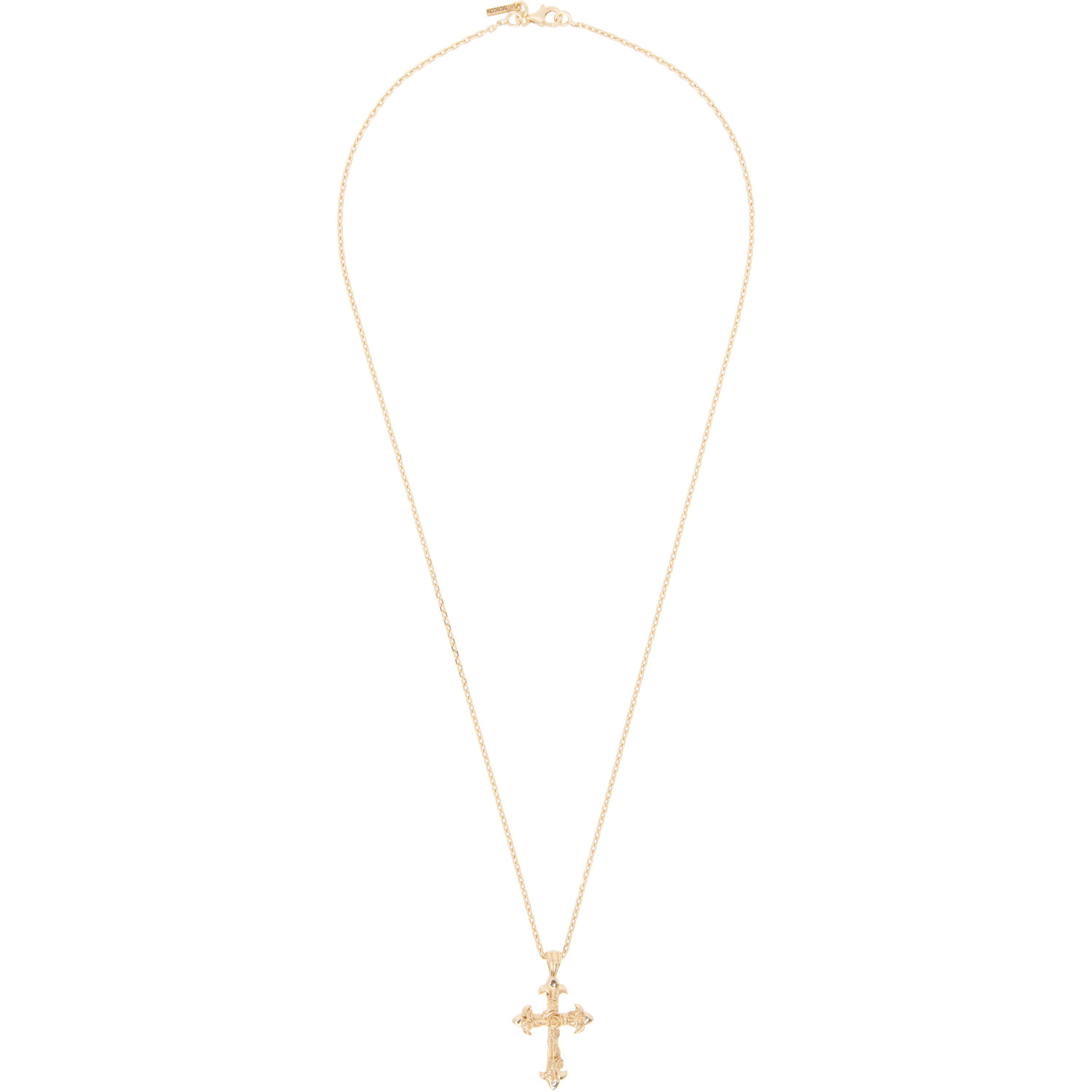 Emanuele Bicocchi Rose Cross Necklace