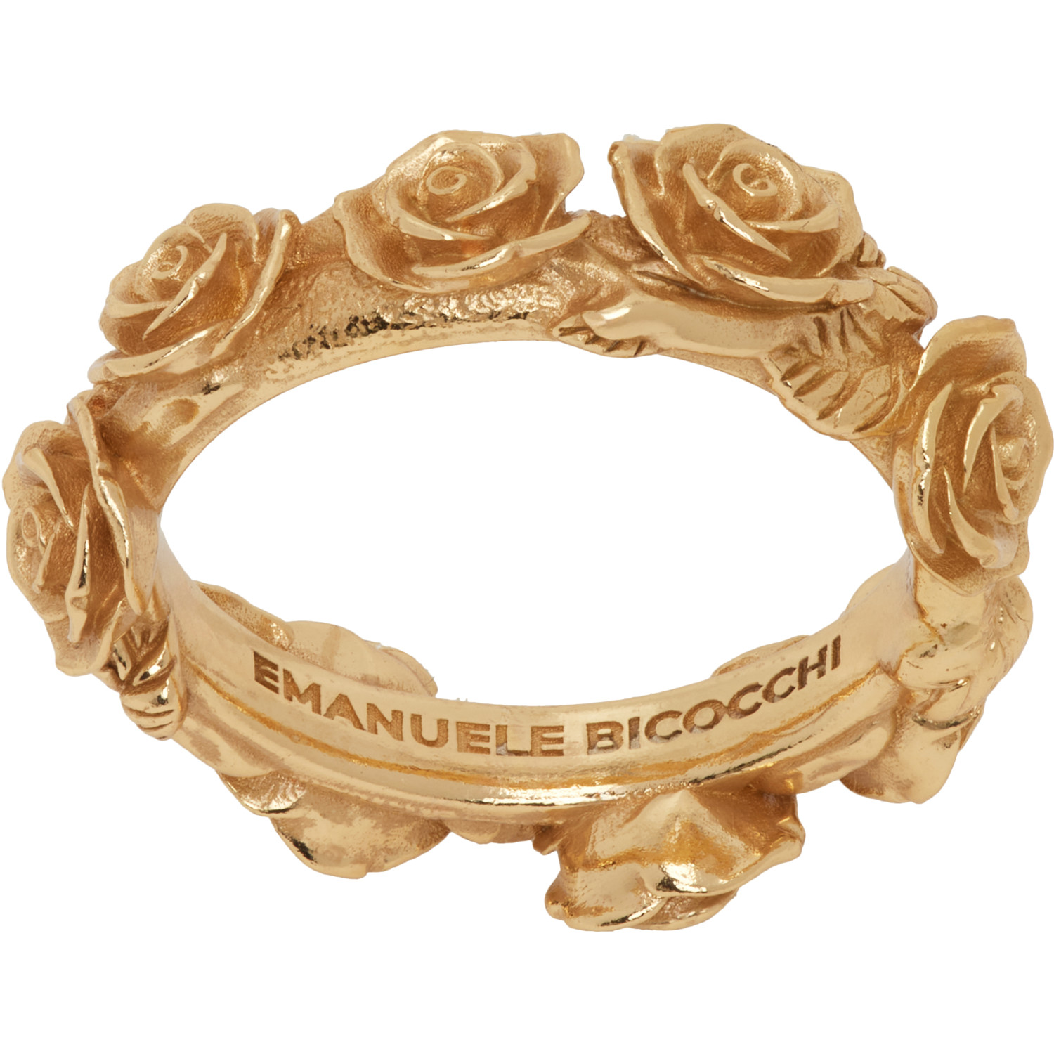 Emanuele Bicocchi Rose Band Ring