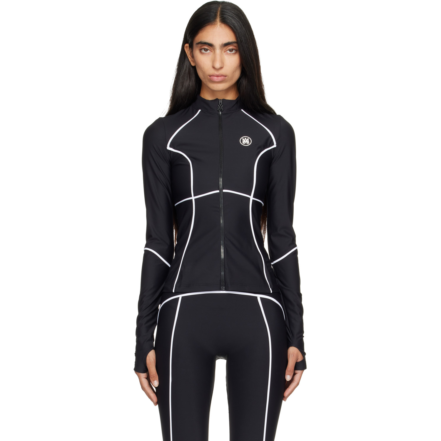 AMIRI Black MA Zipped Track Jacket