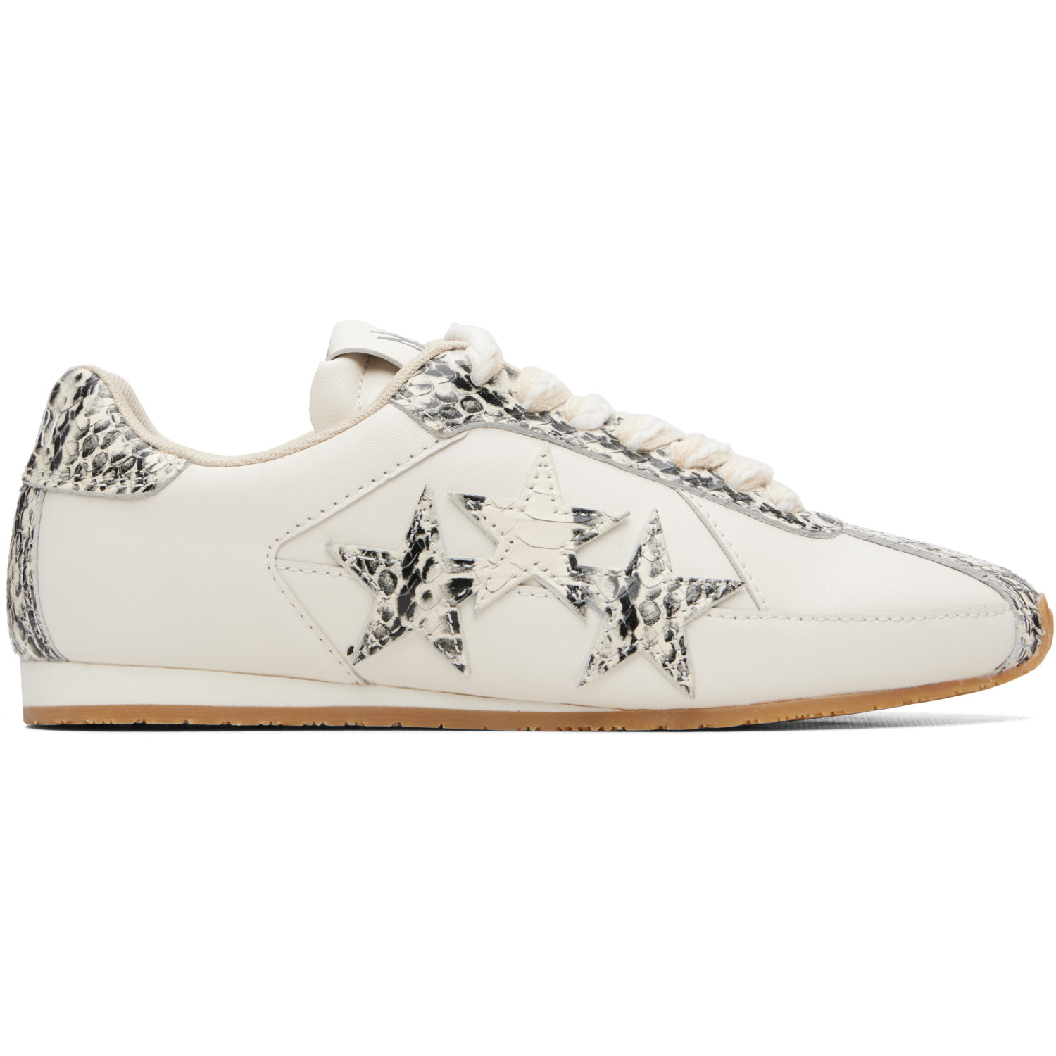 AMIRI Off-White Lizard Pacific Flat Sneakers