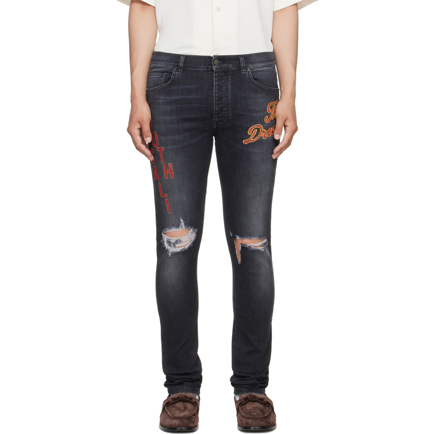 AMIRI Black 'South Cali' Skinny Jeans
