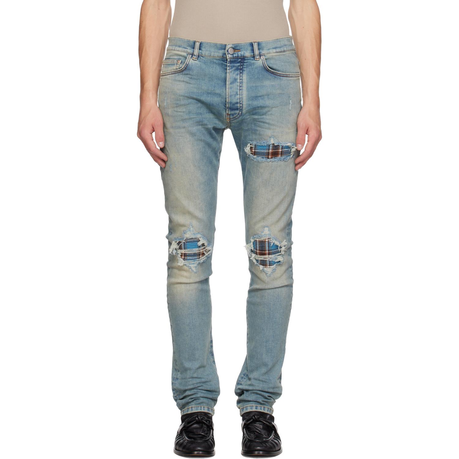 AMIRI Blue Flannel MX1 Jeans