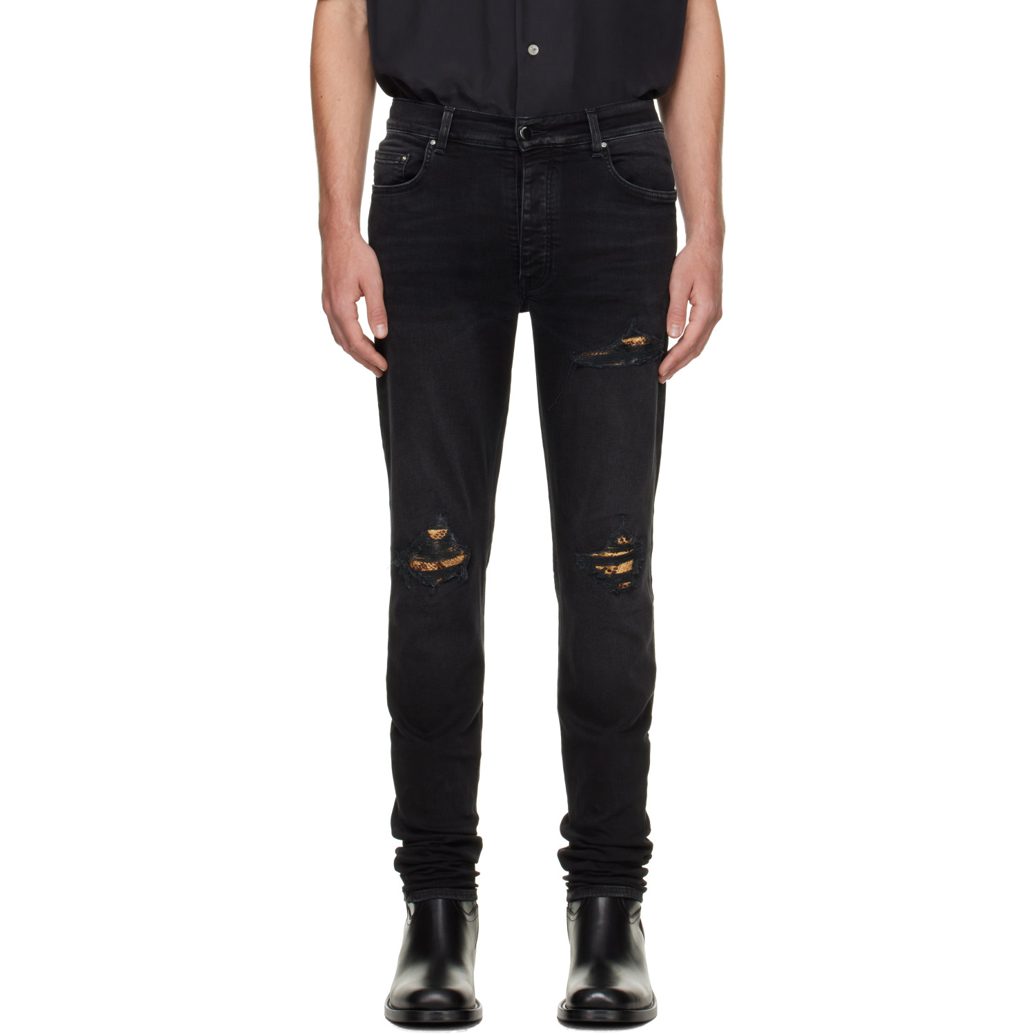 AMIRI Black Skinny Jeans