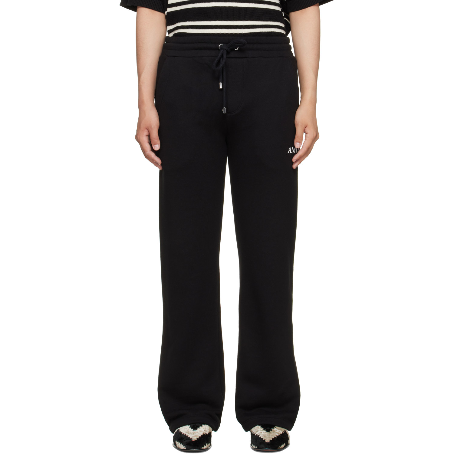 AMIRI Black Relaxed Pull On Sweatpants