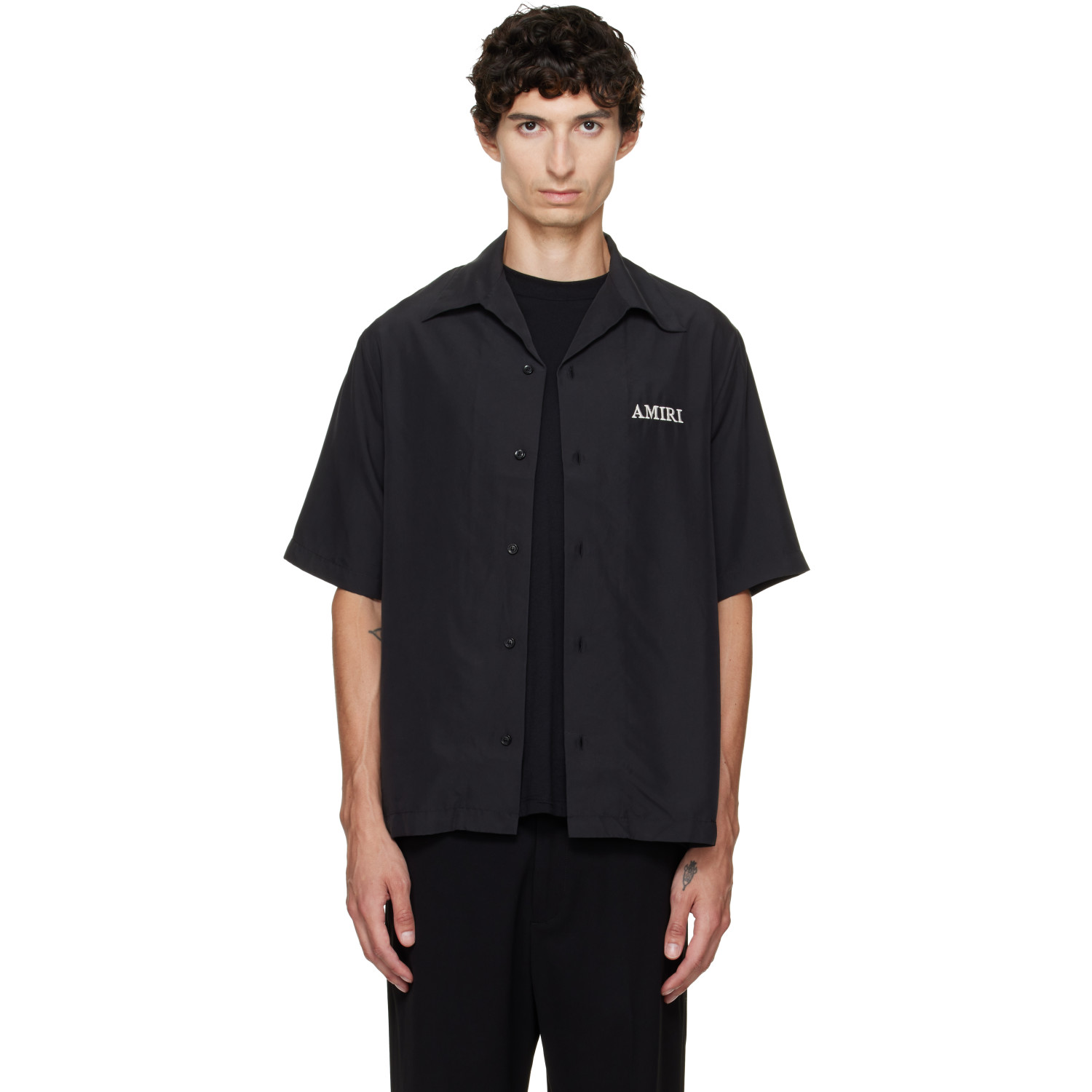 AMIRI Black 'Amiri' CPR Camp Shirt