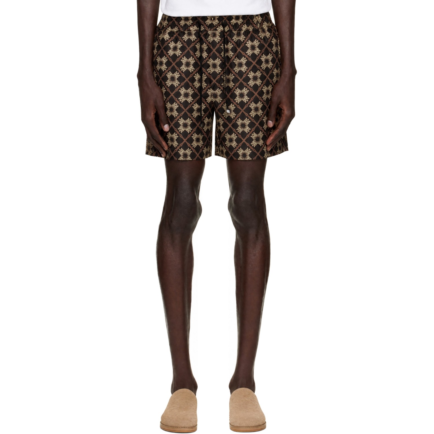 AMIRI Brown MA Quad Pull On Shorts