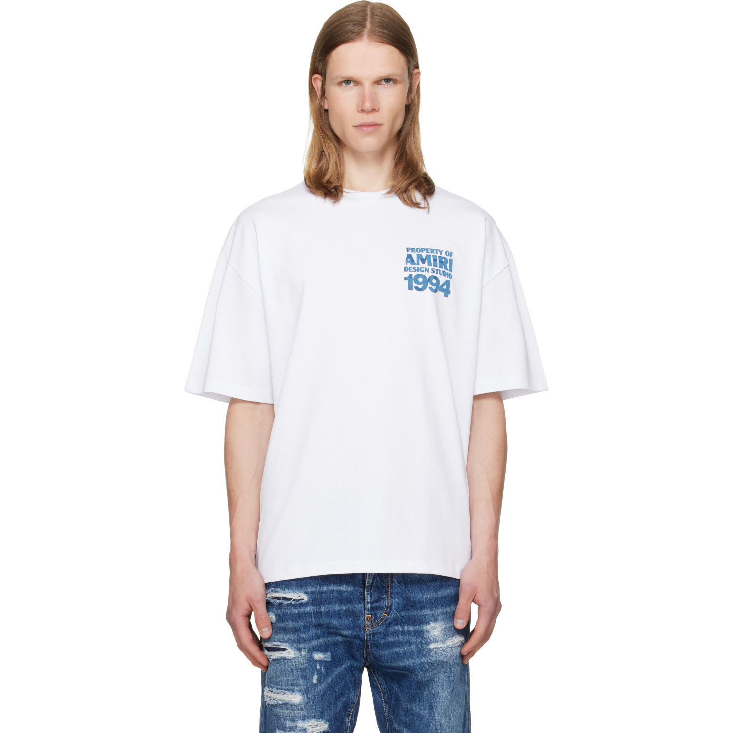 AMIRI White 'AMIRI 1994' Skate T-shirt