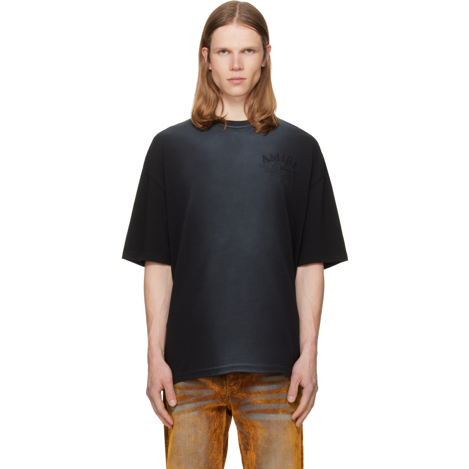 AMIRI Black 'Arts District' HJ GD Skate T-shirt
