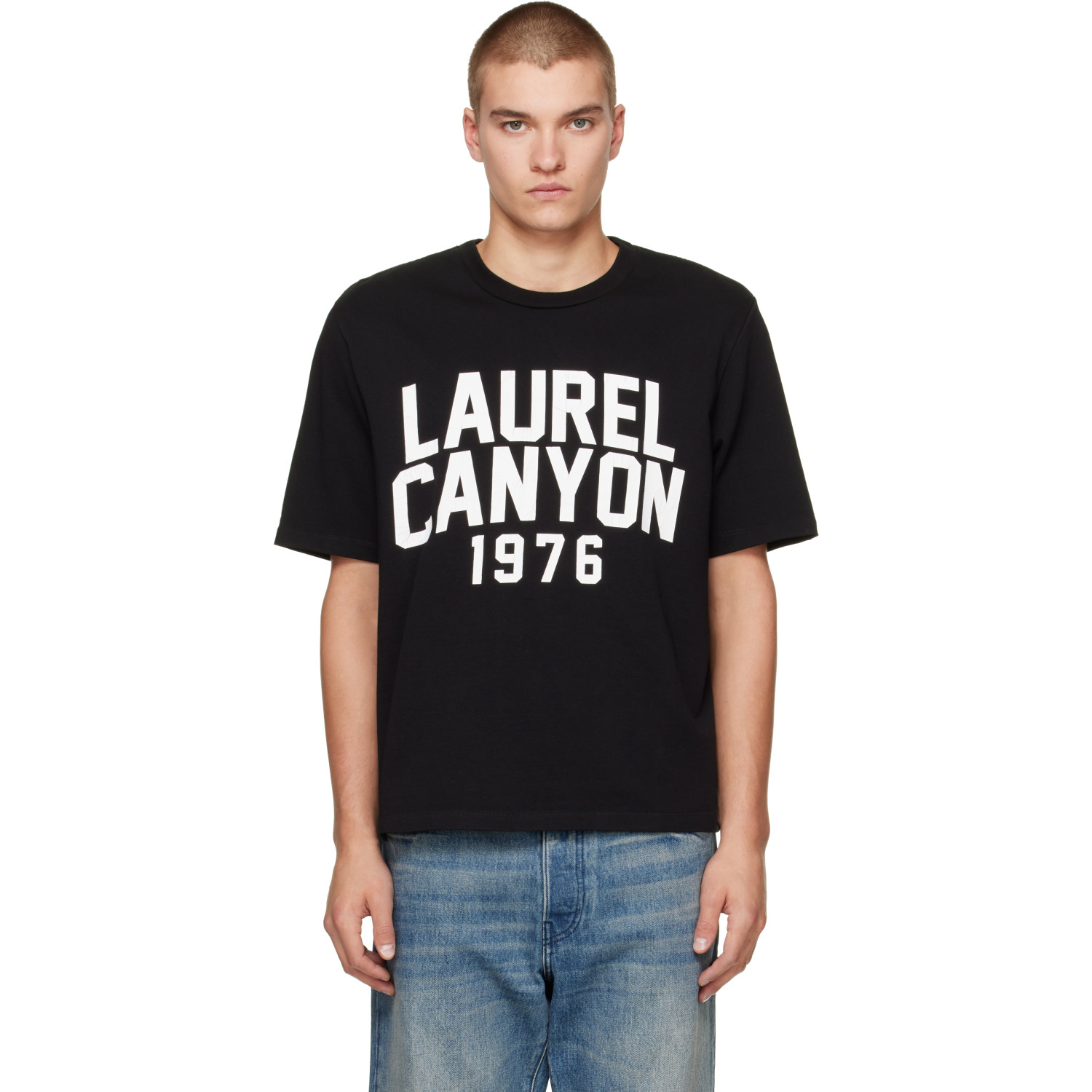 AMIRI Black 'Laurel Canyon' T-shirt