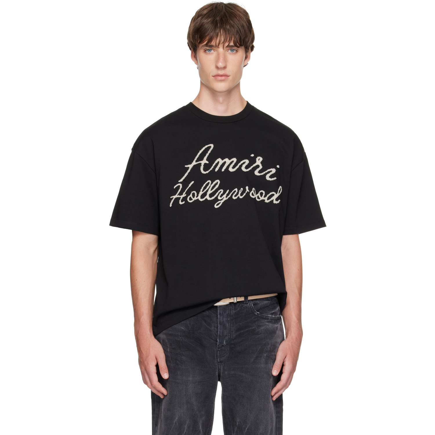 AMIRI Black 'Amiri Hollywood' Oversized T-shirt